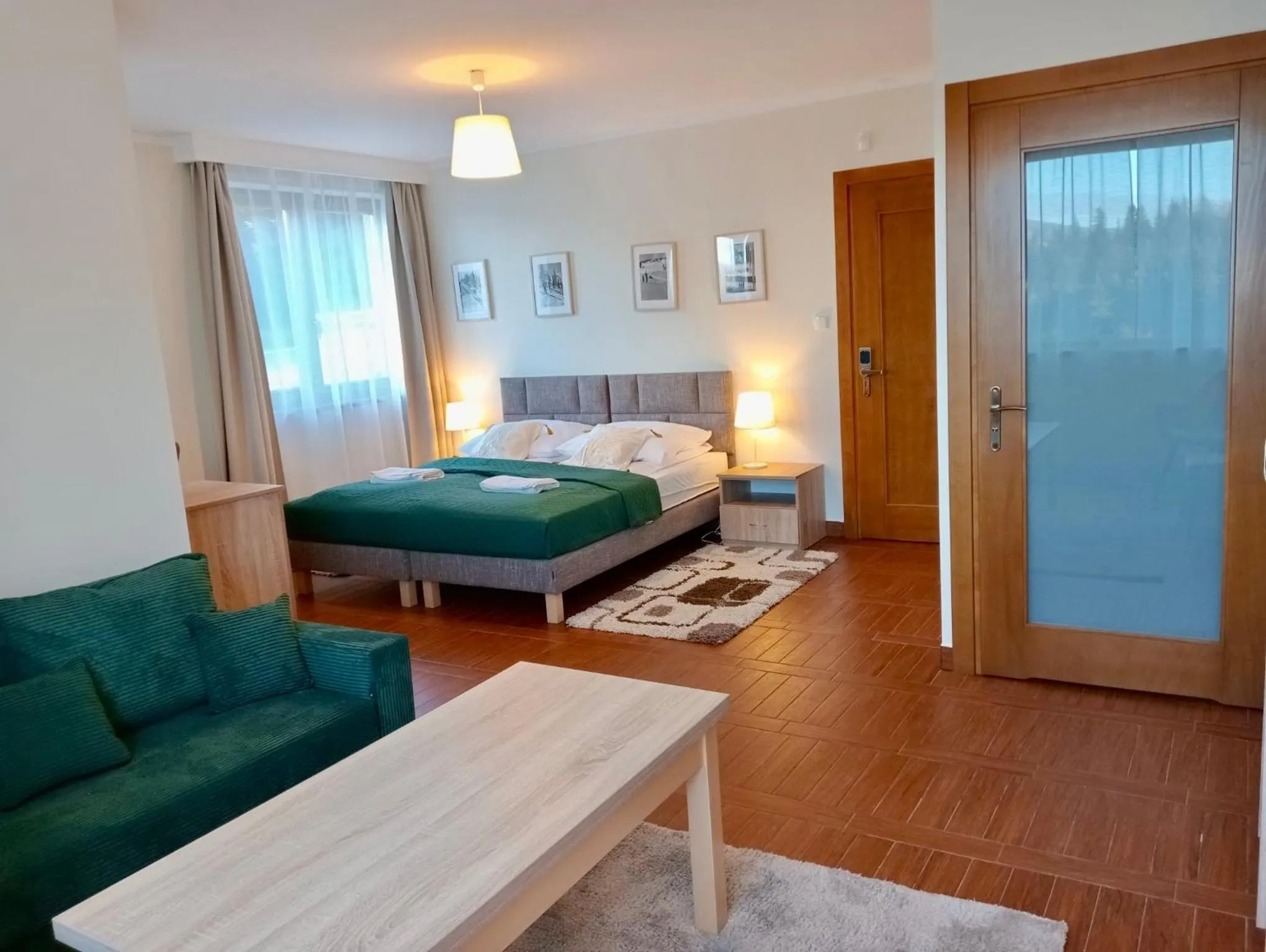 View (from property/room), Bed in Willa Montis