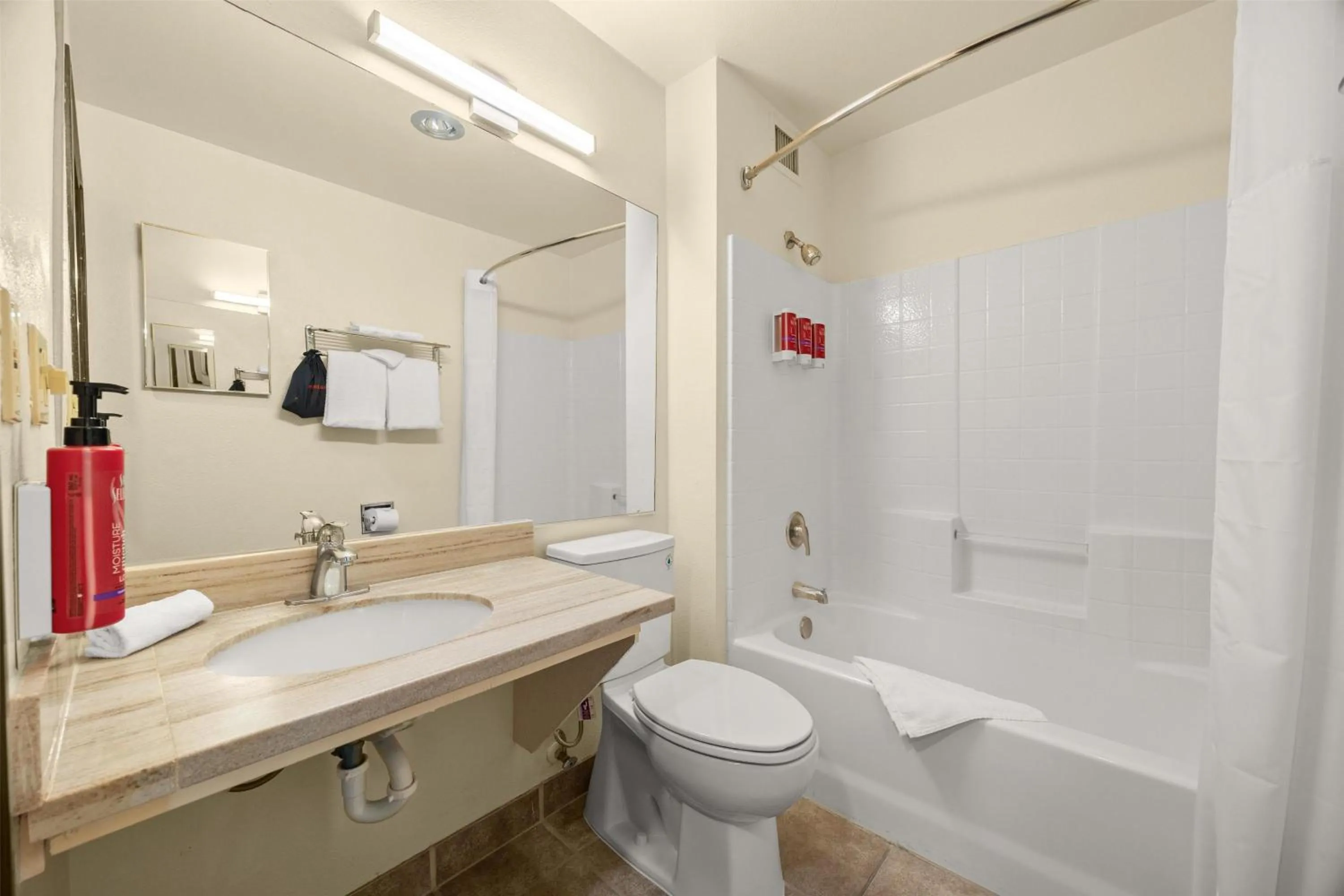 Bathroom in SureStay Plus Hotel by Best Western Rocklin