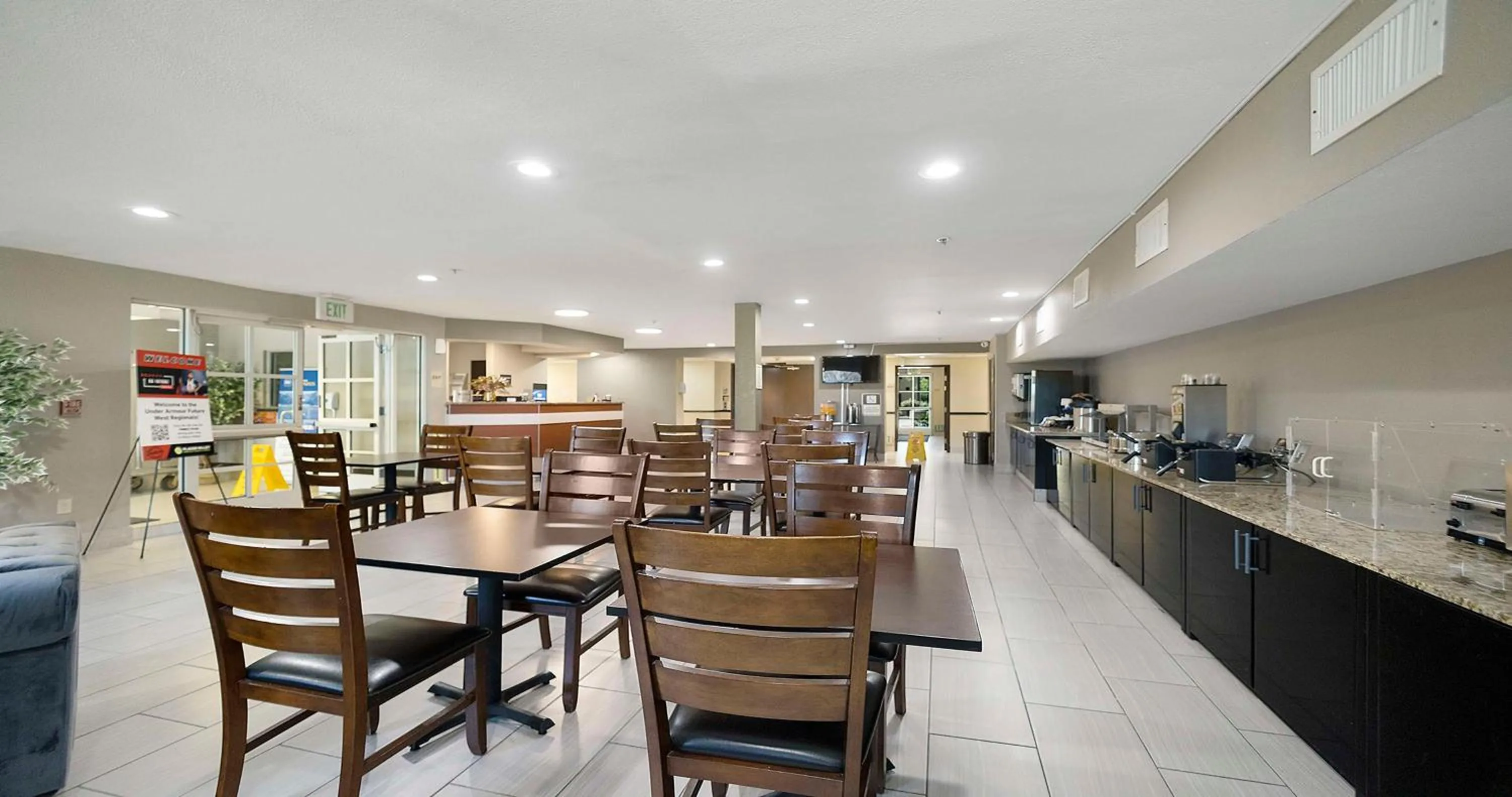 Breakfast in SureStay Plus Hotel by Best Western Rocklin