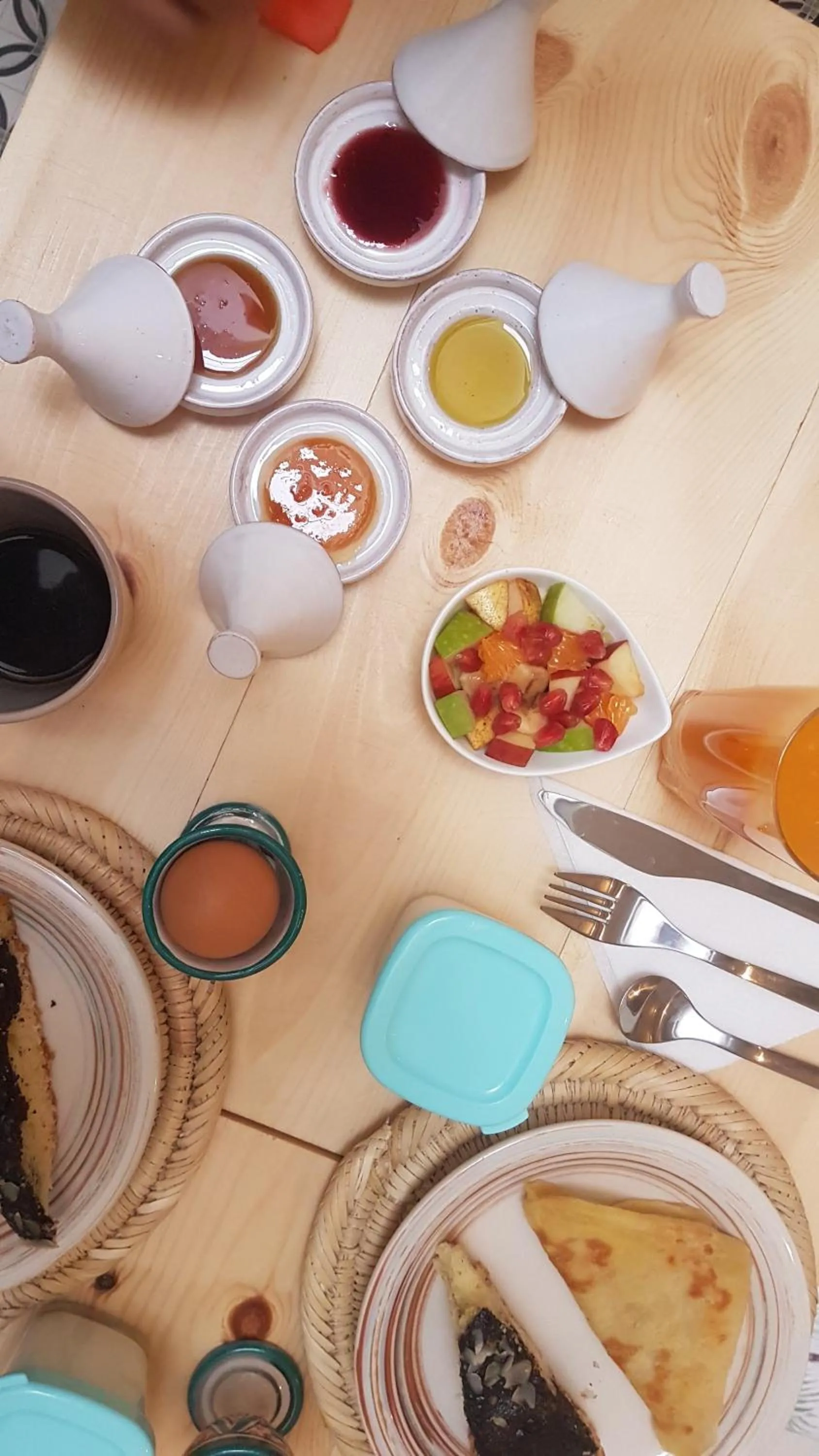 Breakfast in RIAD Miel & Une Nuit