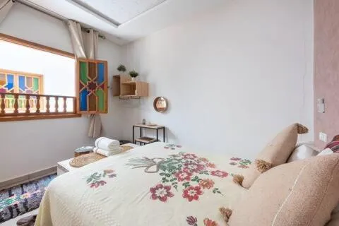 Bed in RIAD Miel & Une Nuit