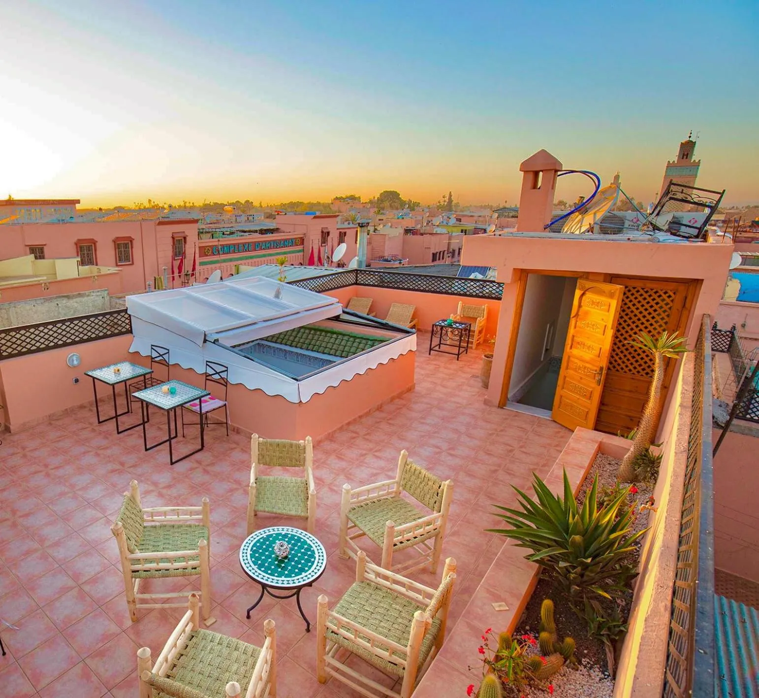 Patio in RIAD Miel & Une Nuit