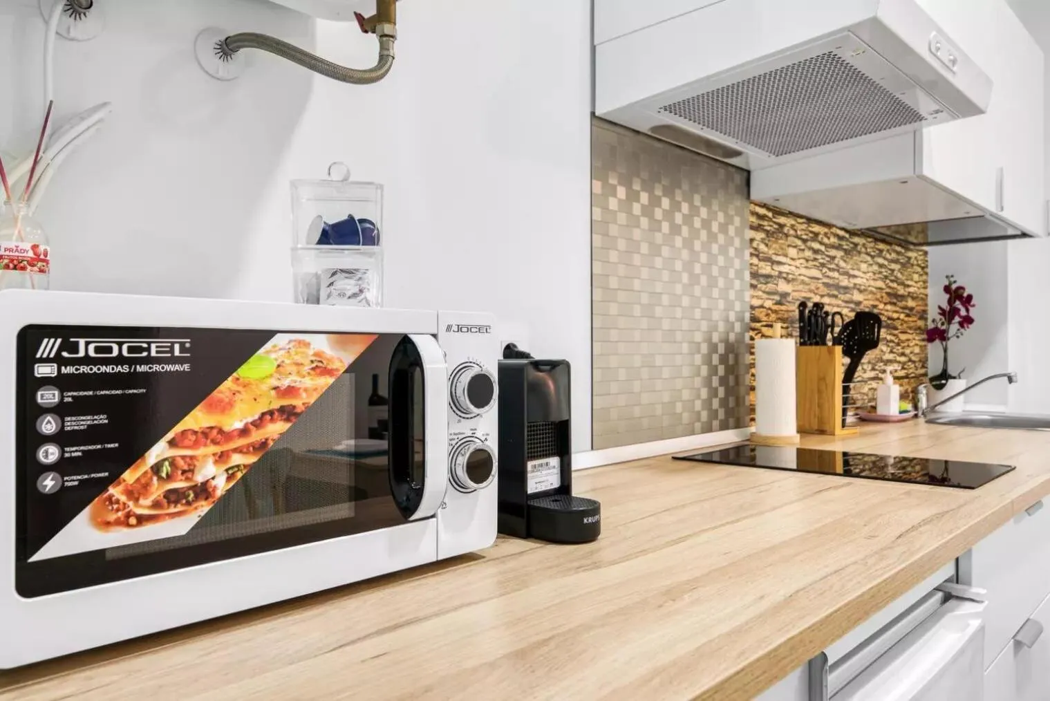 Kitchen or kitchenette in Umihouse apartamentos centro Alicante