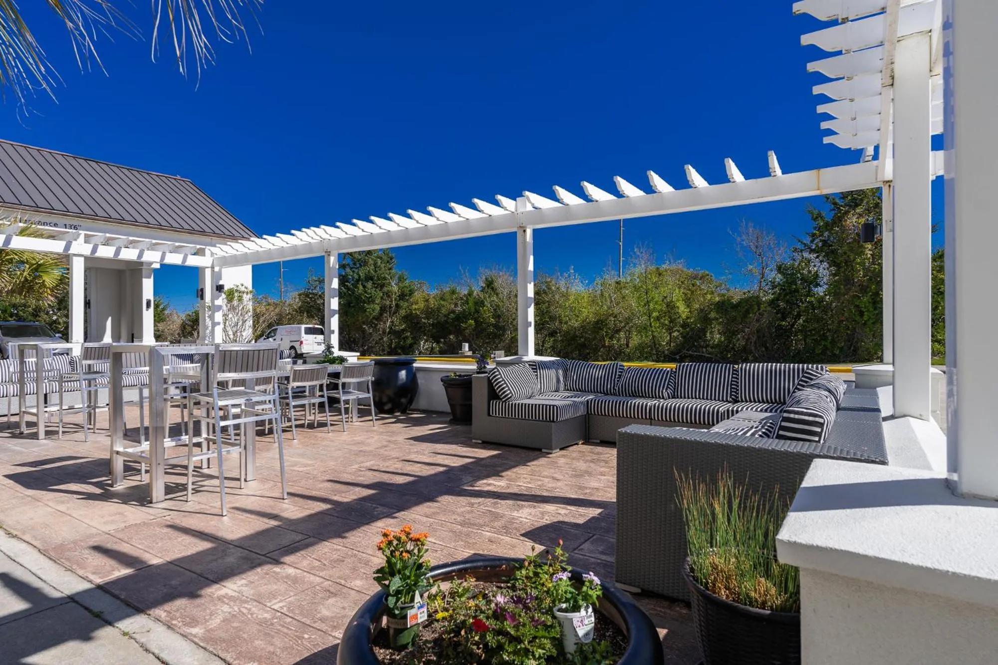 Patio in Hotel Alice