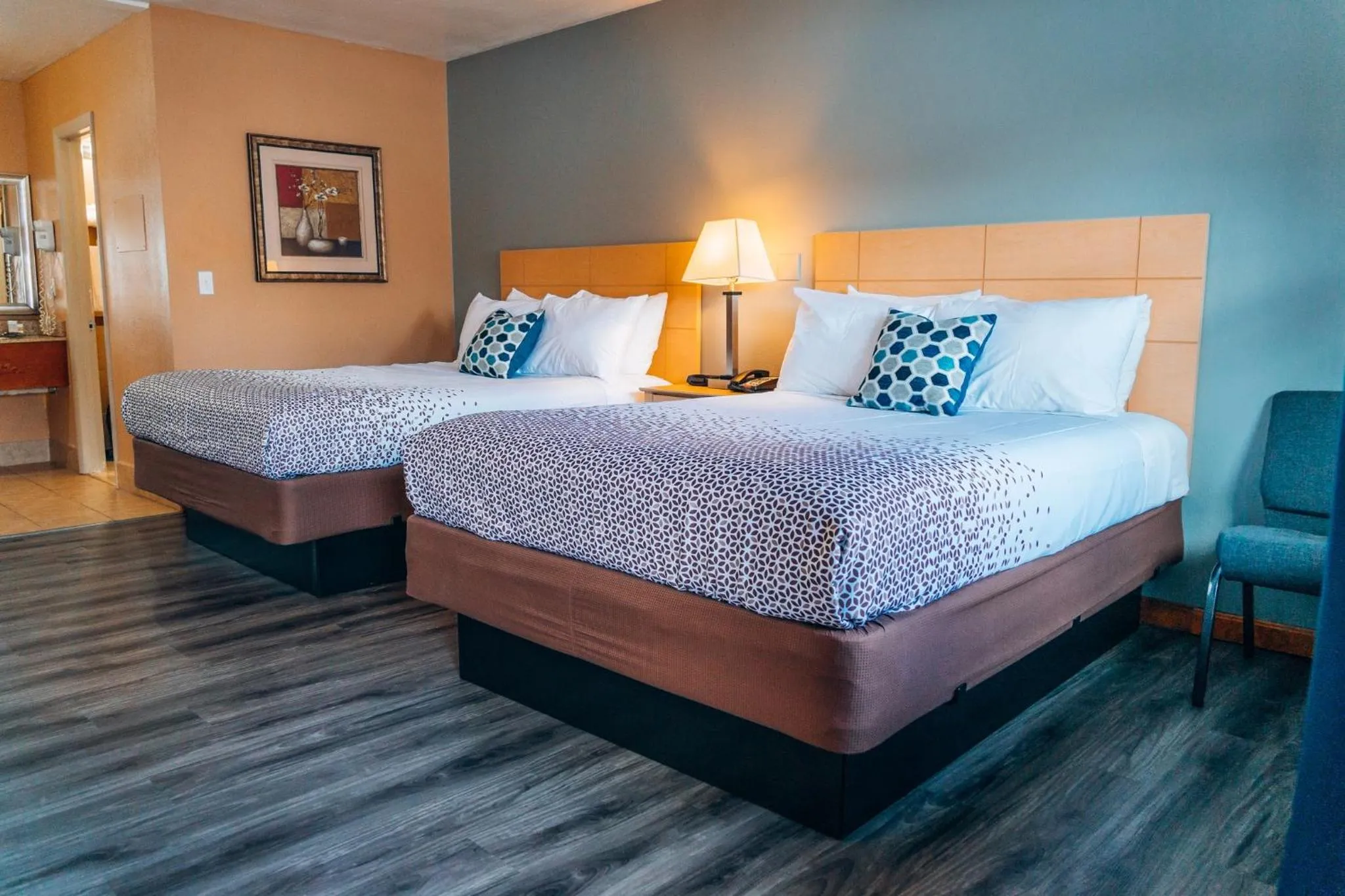 Bed in Quiet Corner Inn