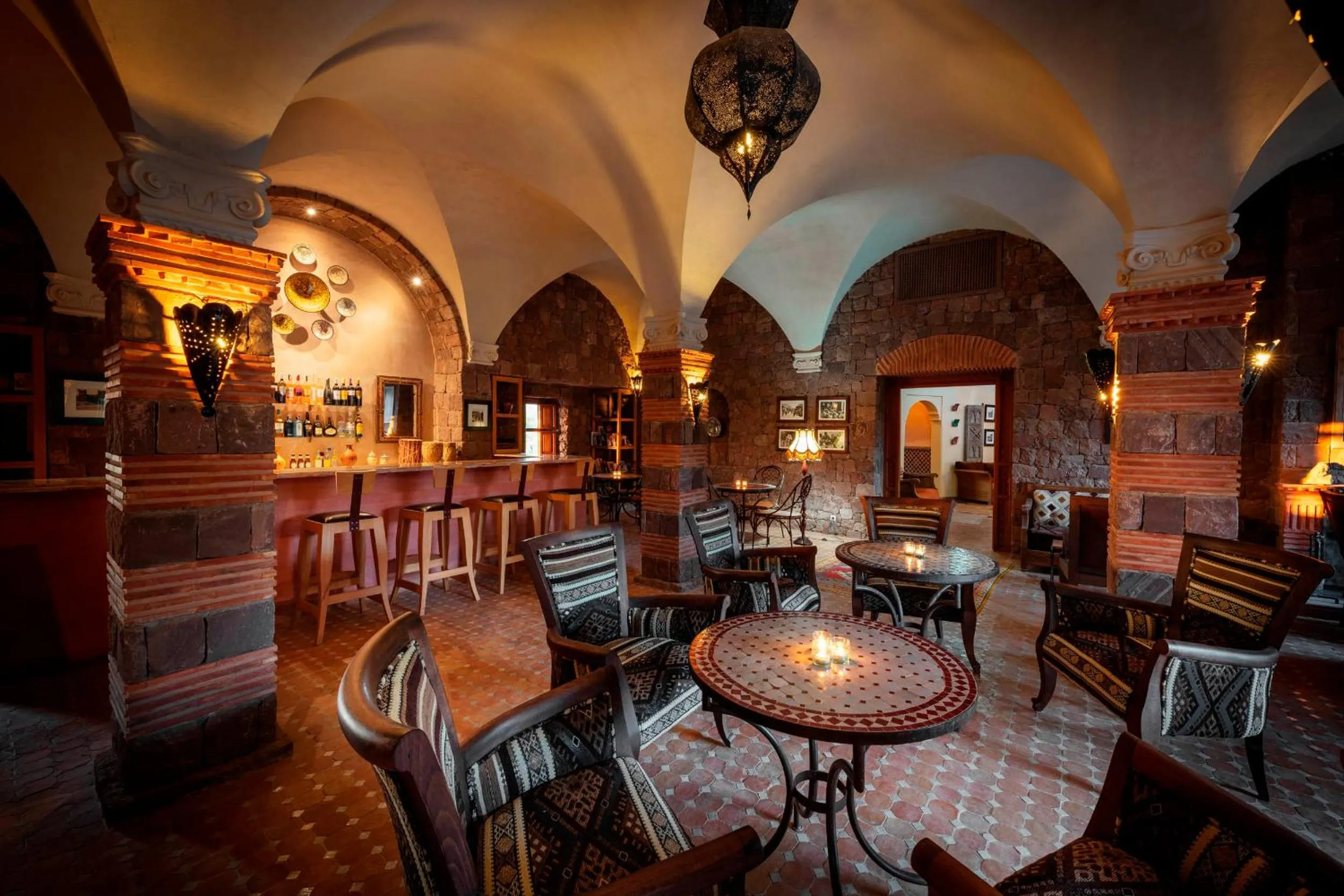 Lounge or bar in Kasbah Angour