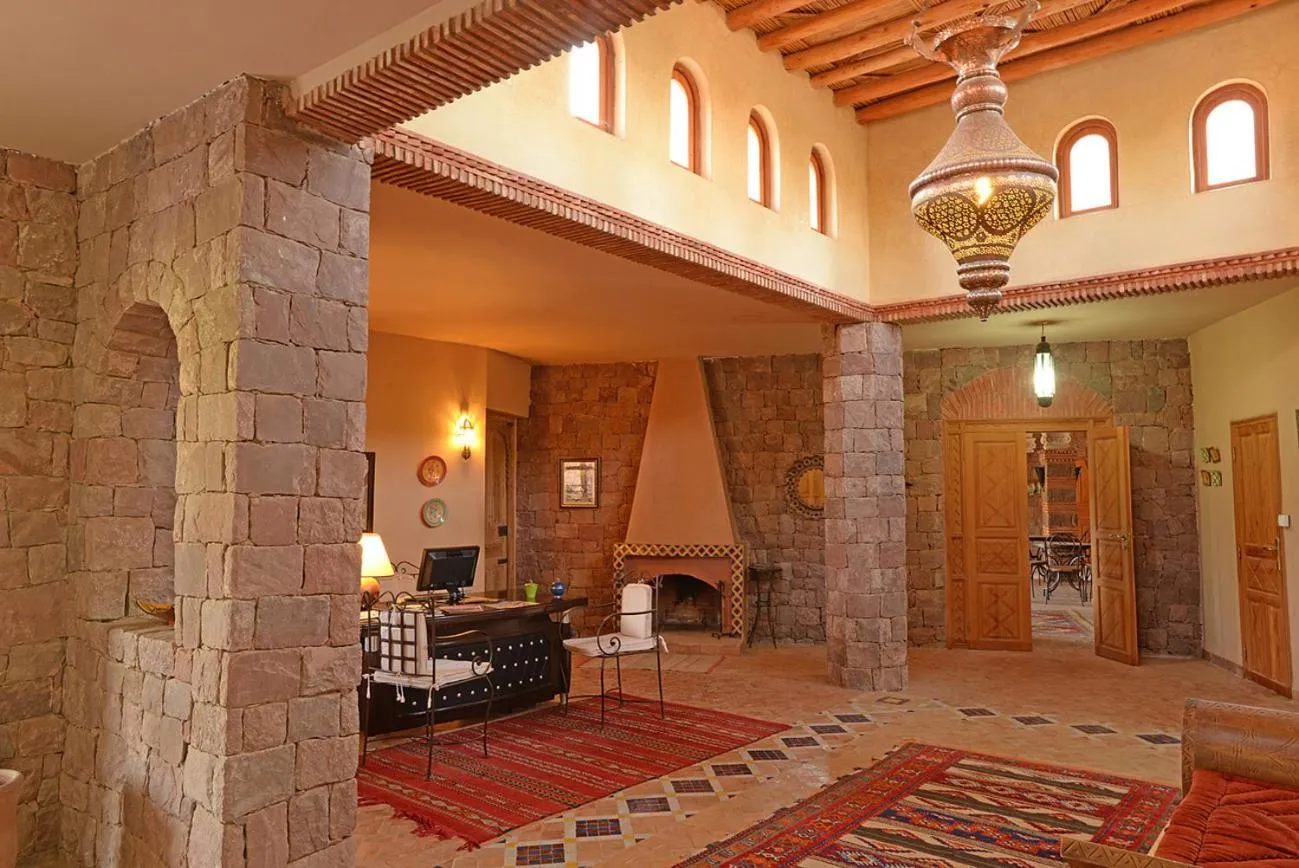 Lobby or reception in Kasbah Angour