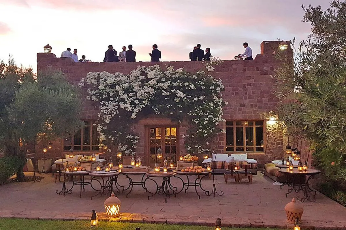Patio in Kasbah Angour