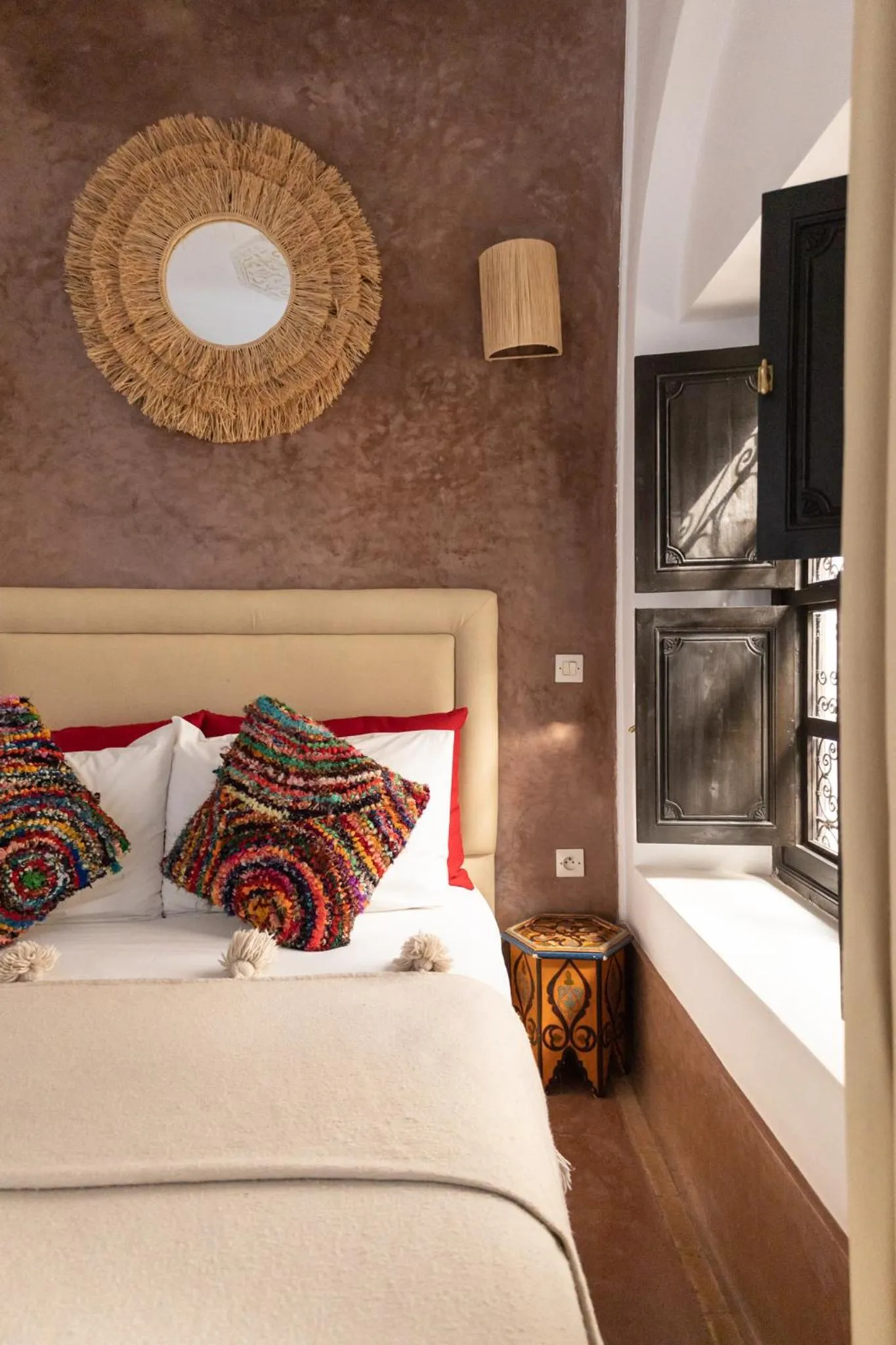 Bed in Riad Baba Ali