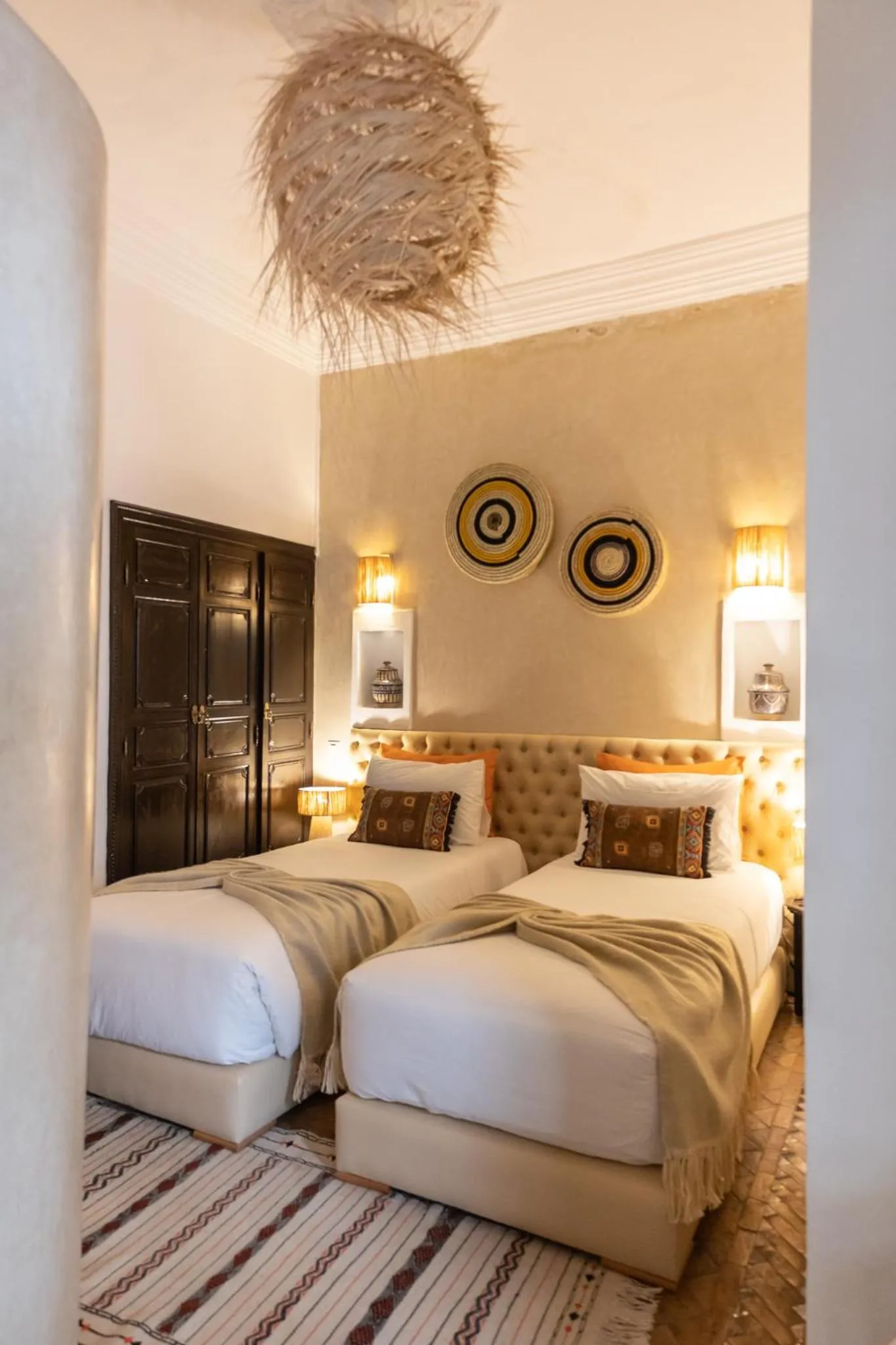 Bed in Riad Baba Ali