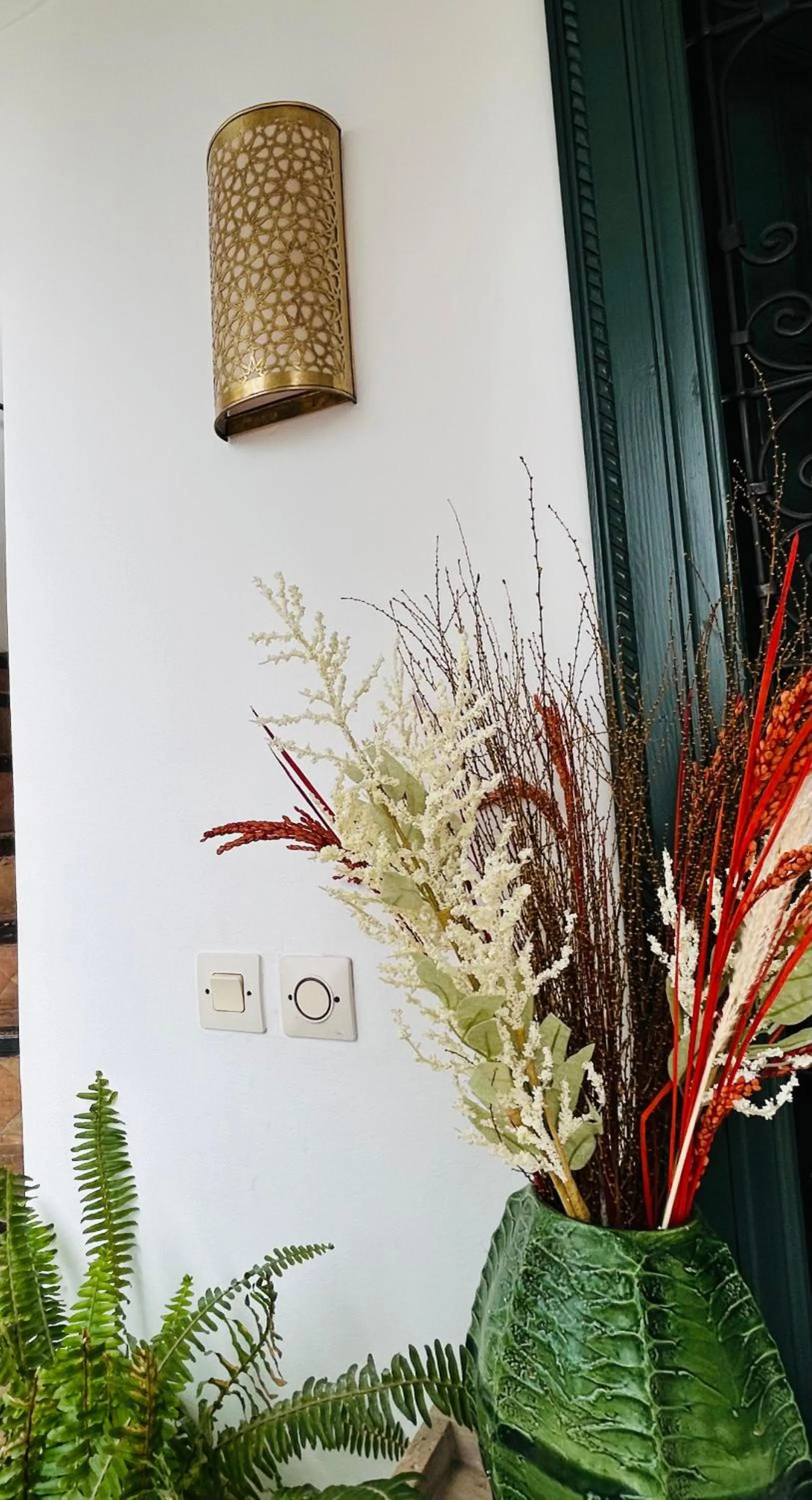 Decorative detail in Riad Baba Ali