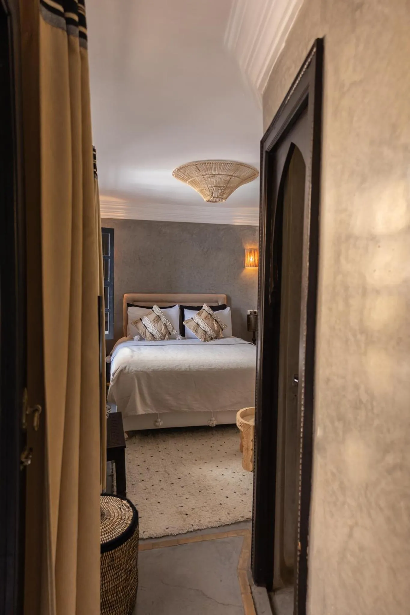 Bed in Riad Baba Ali