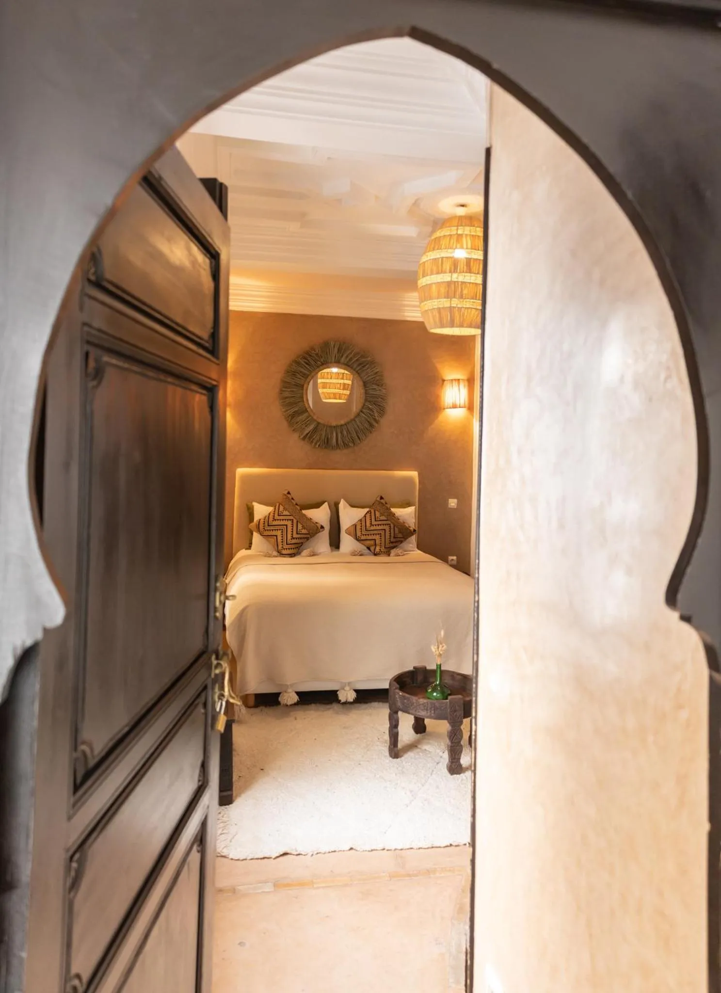 Bed in Riad Baba Ali