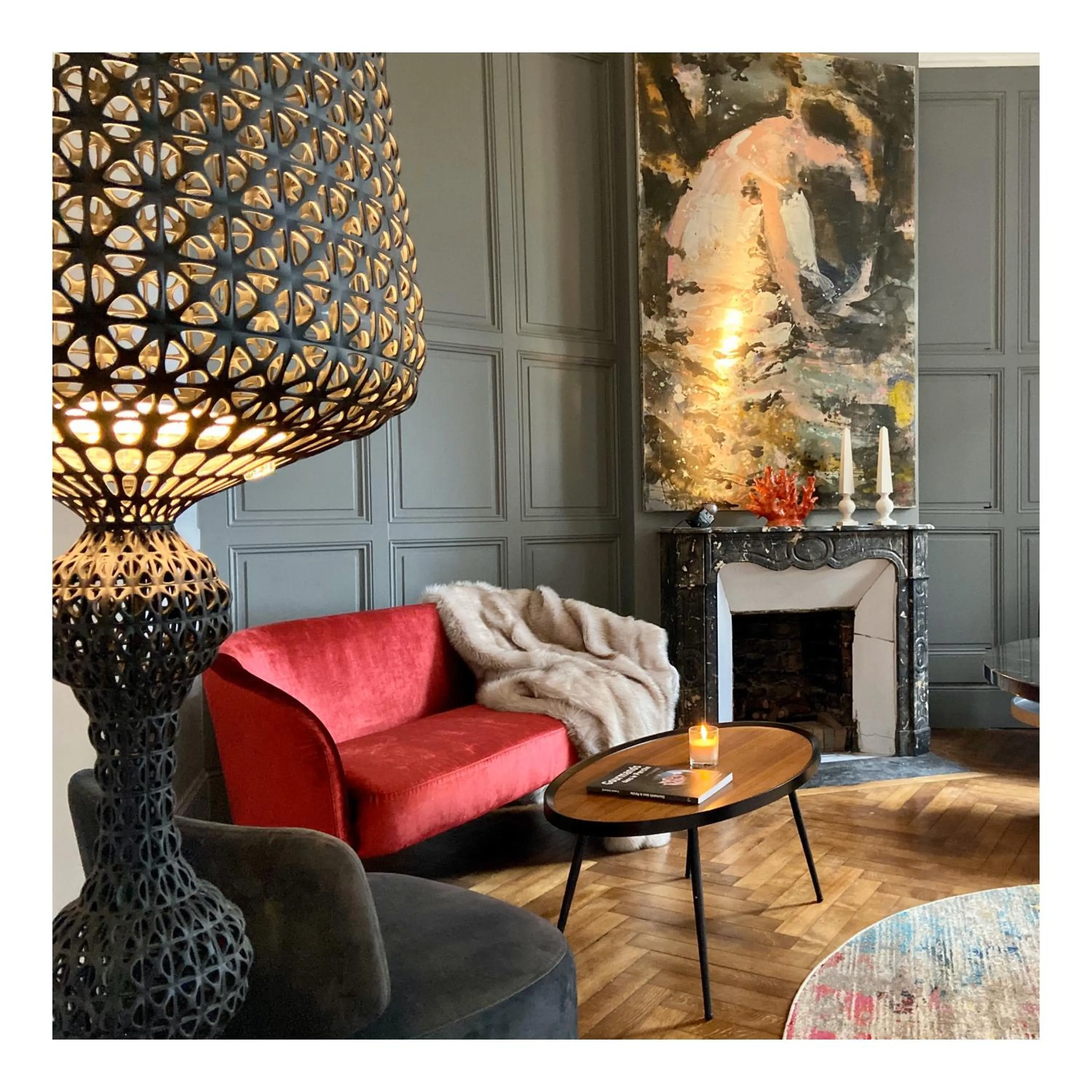 Living room in VILLA DU CEDRE Honfleur