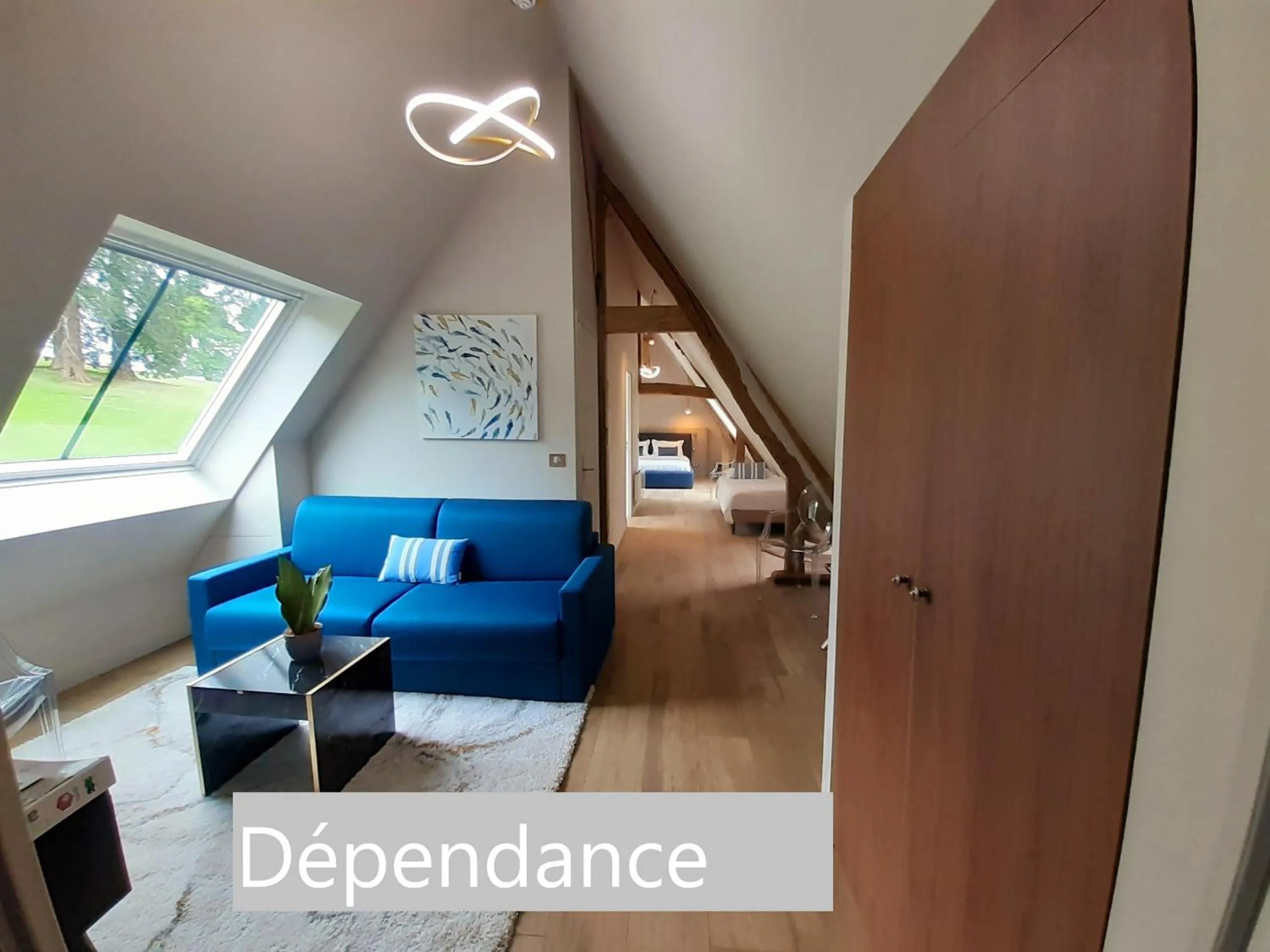 Bedroom in Château de la Bribourdière