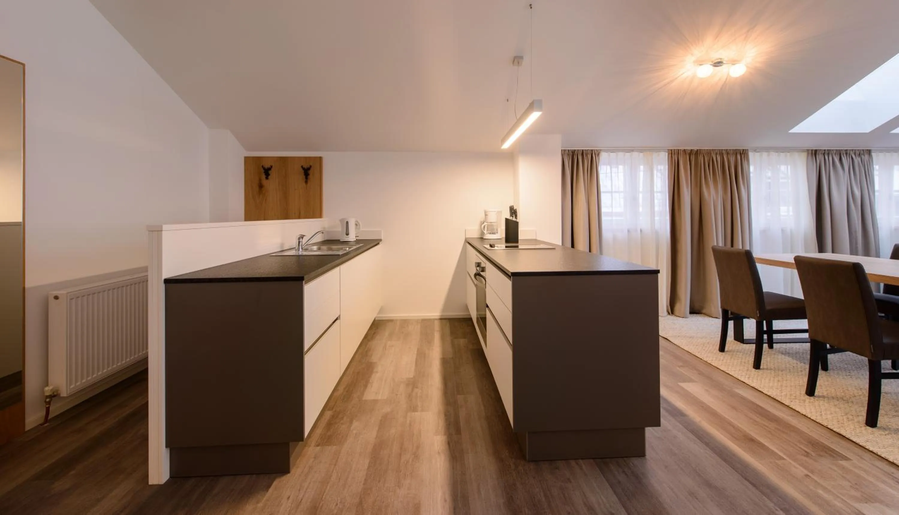 Kitchen or kitchenette in Kaiser Max Design Appartements
