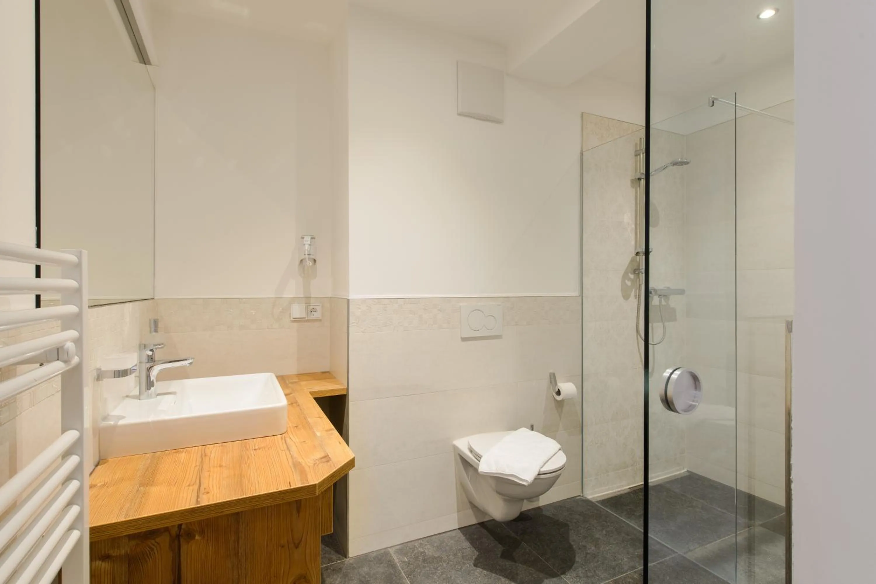 Shower in Kaiser Max Design Appartements