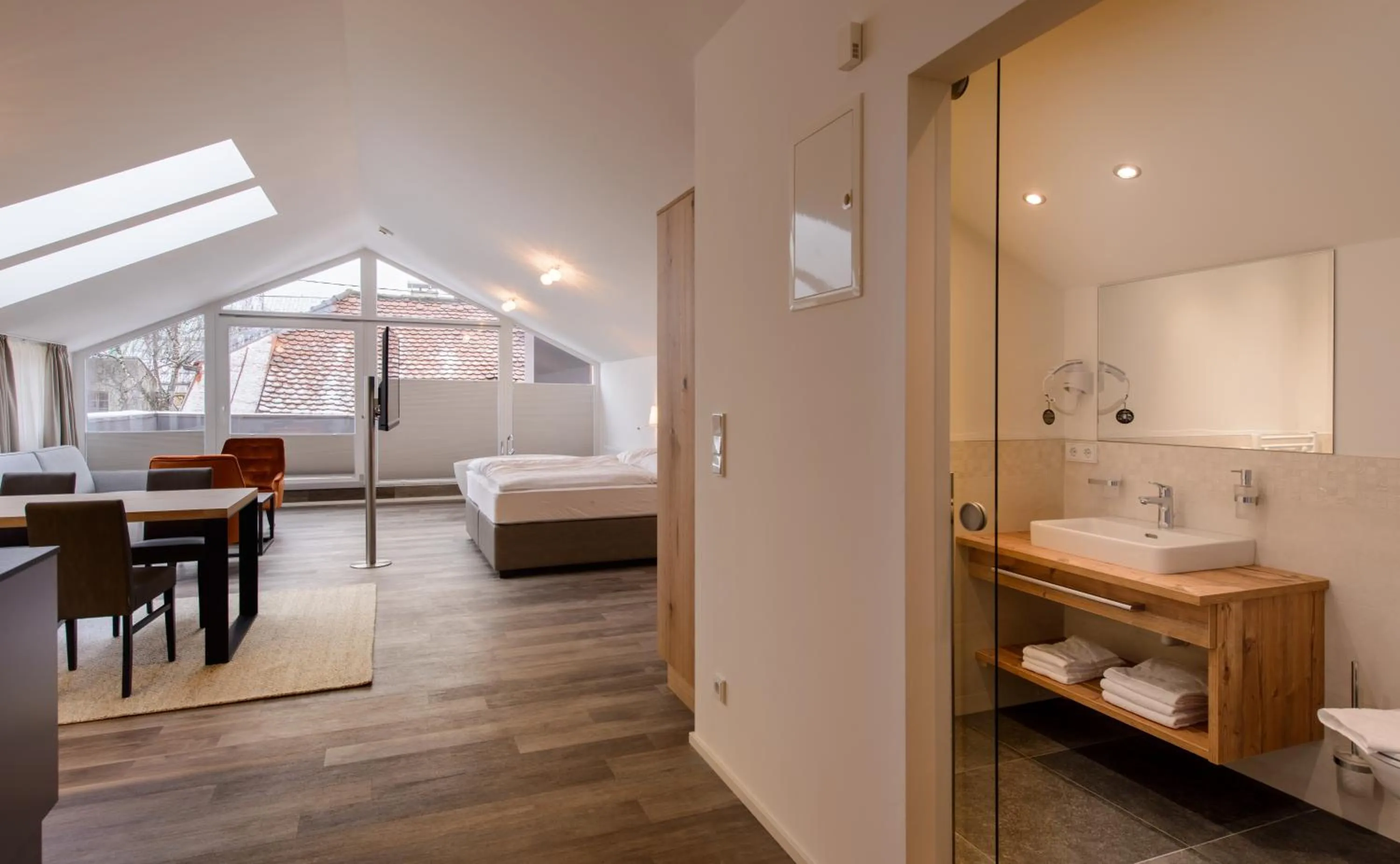 Bed in Kaiser Max Design Appartements