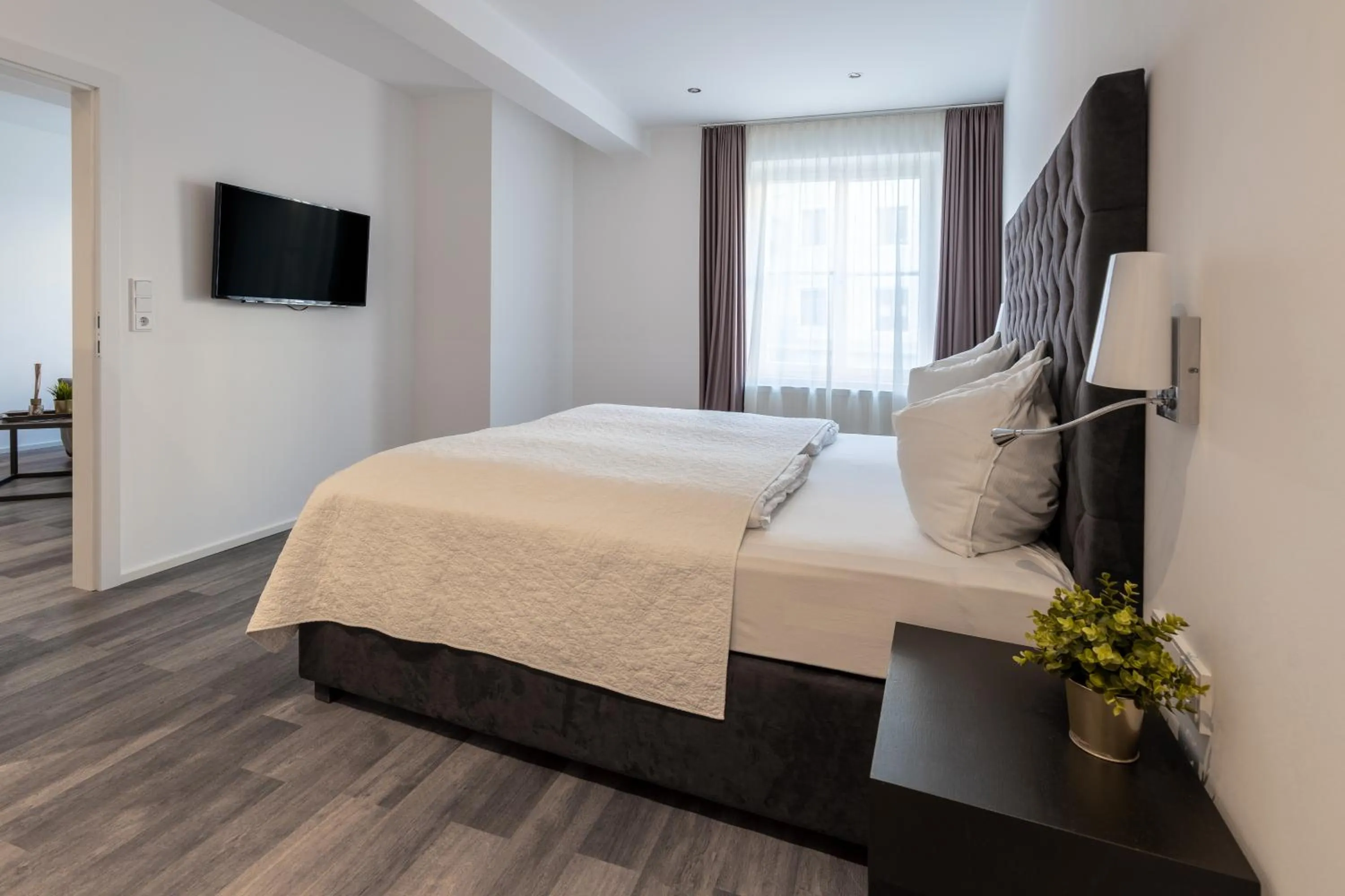 Bed in Kaiser Max Design Appartements