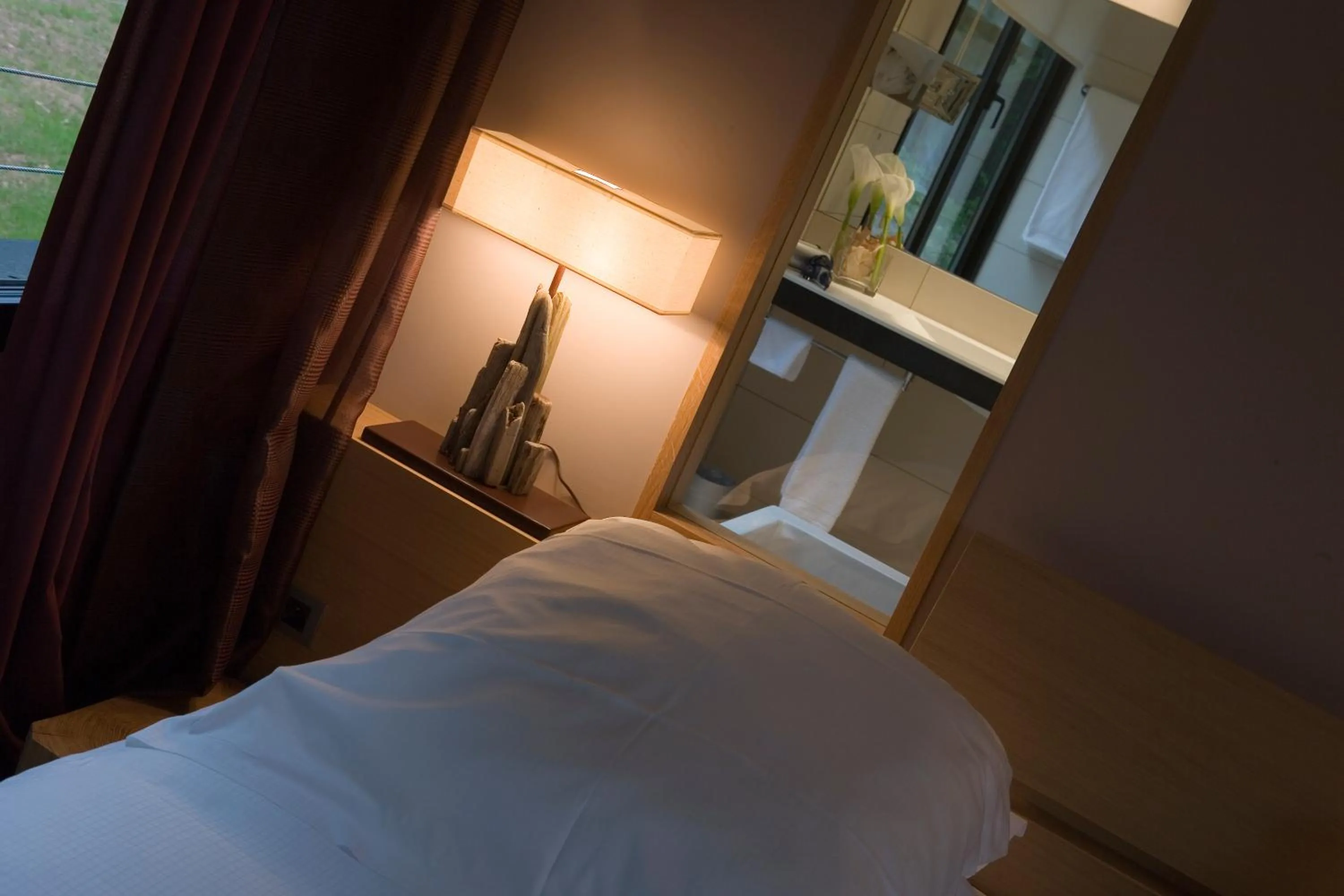 Bed in Restaurant Hôtel L'Arnsbourg