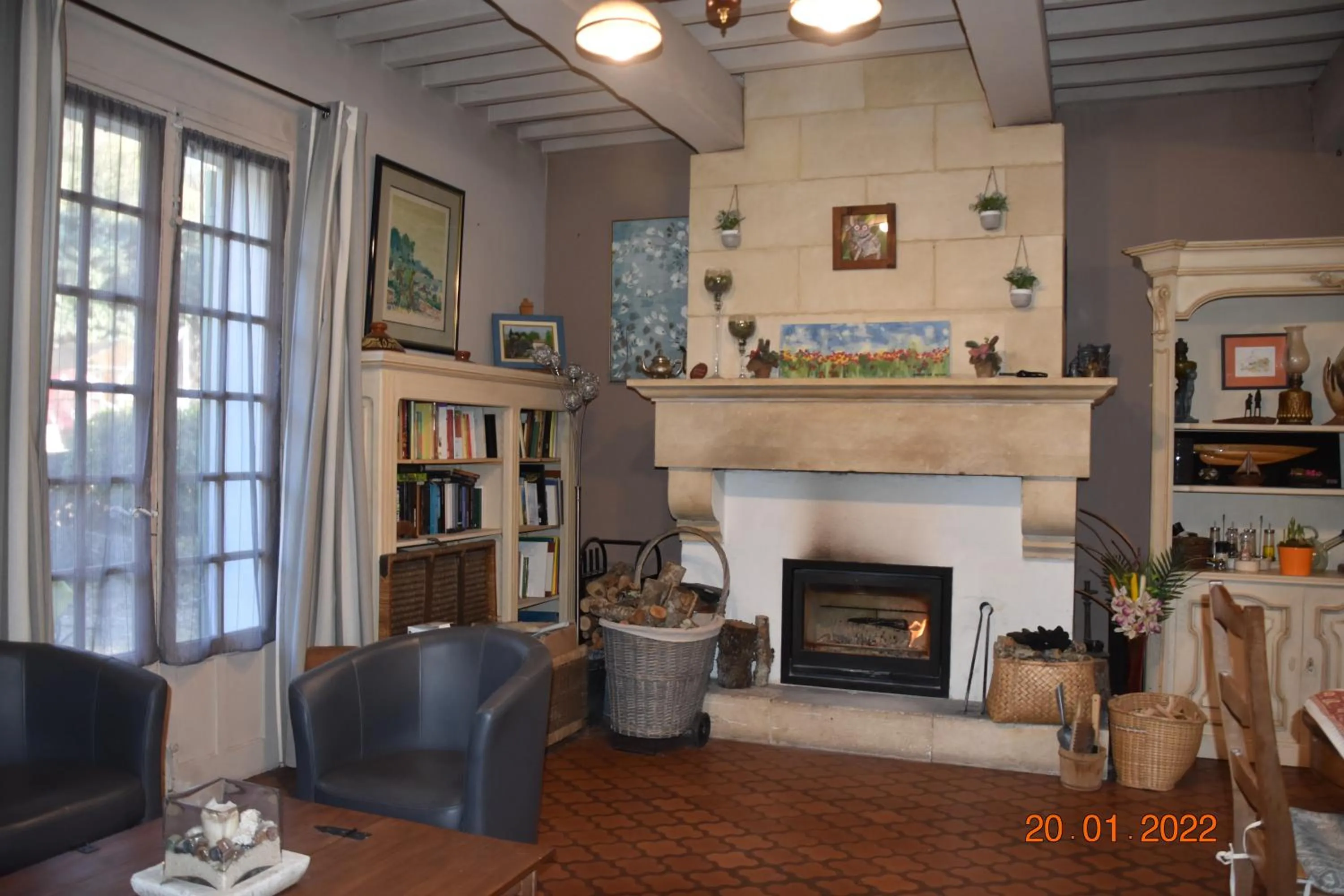 Living room in Villa Lumières