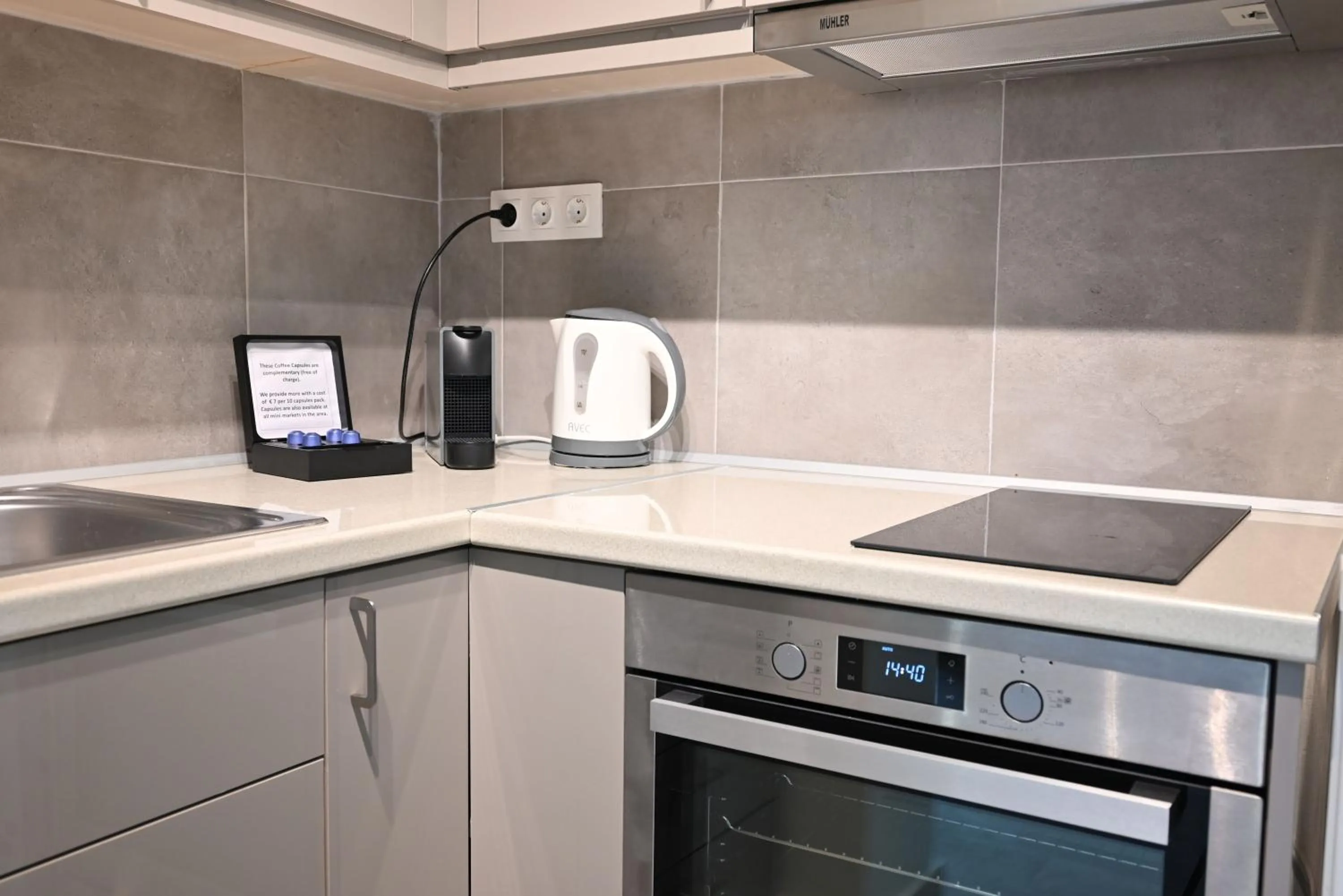 kitchen in Gina Studios