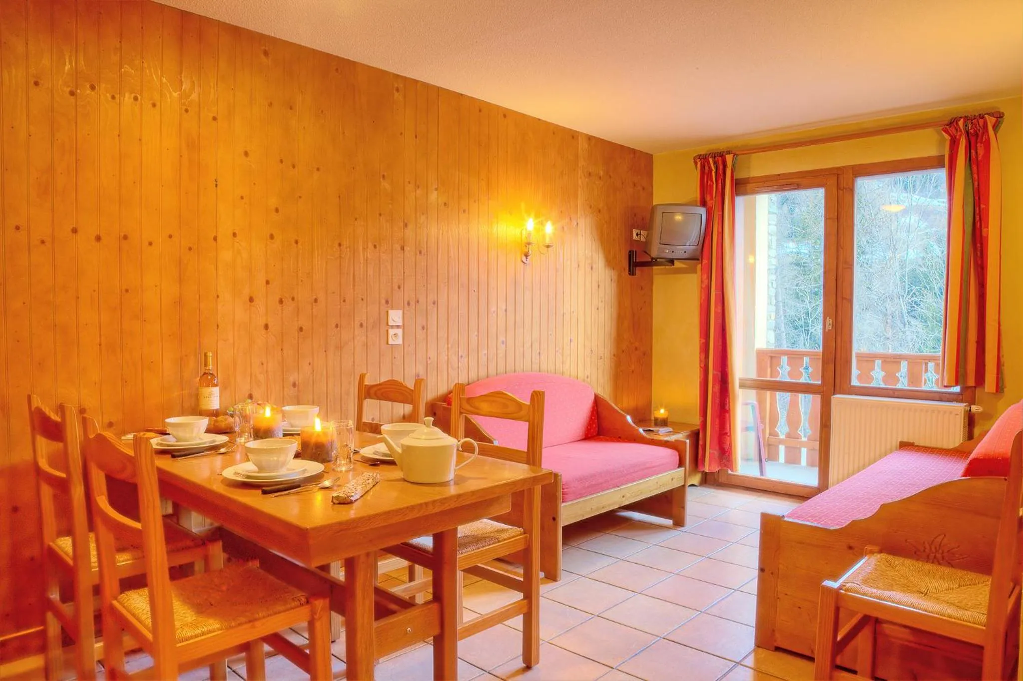 Living room in Résidence Les Balcons De Val Cenis Le Haut