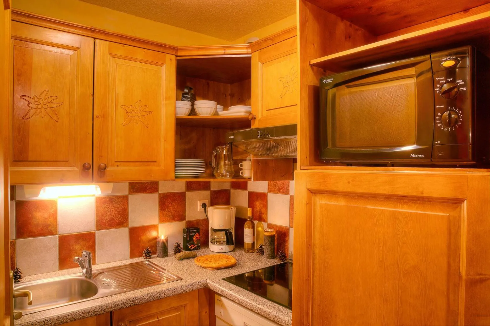 kitchen in Résidence Les Balcons De Val Cenis Le Haut