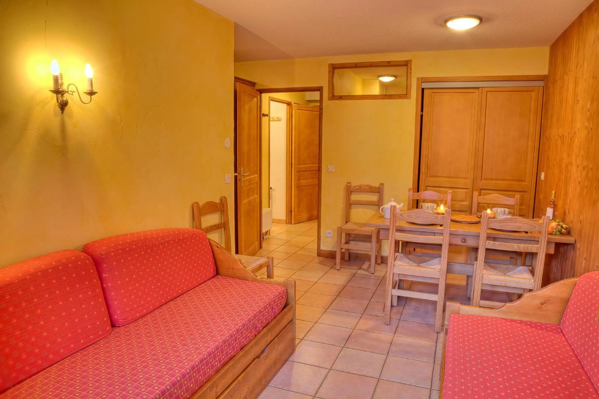 Living room in Résidence Les Balcons De Val Cenis Le Haut
