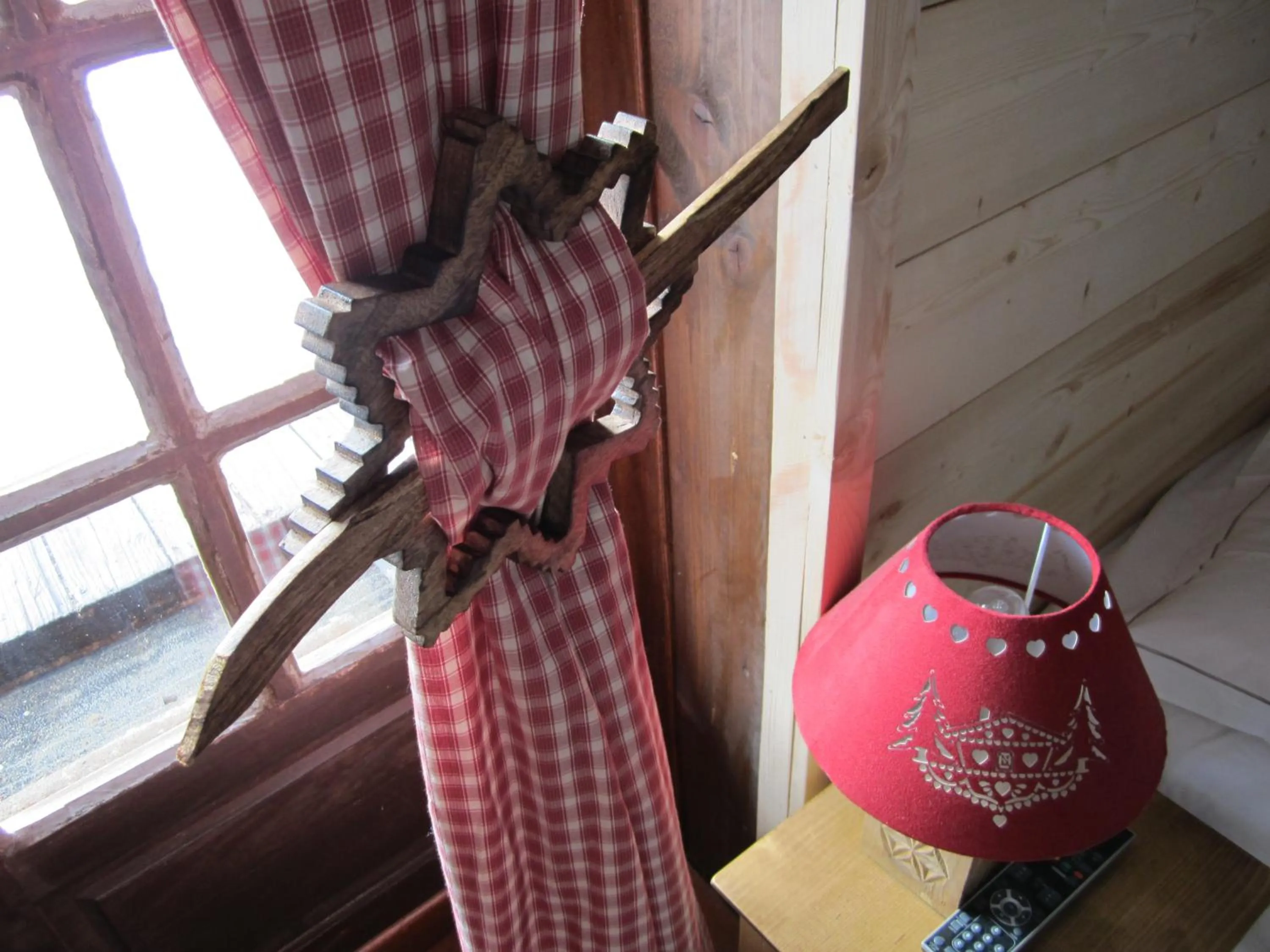 Decorative detail in Hôtel Chalet Le Caribou