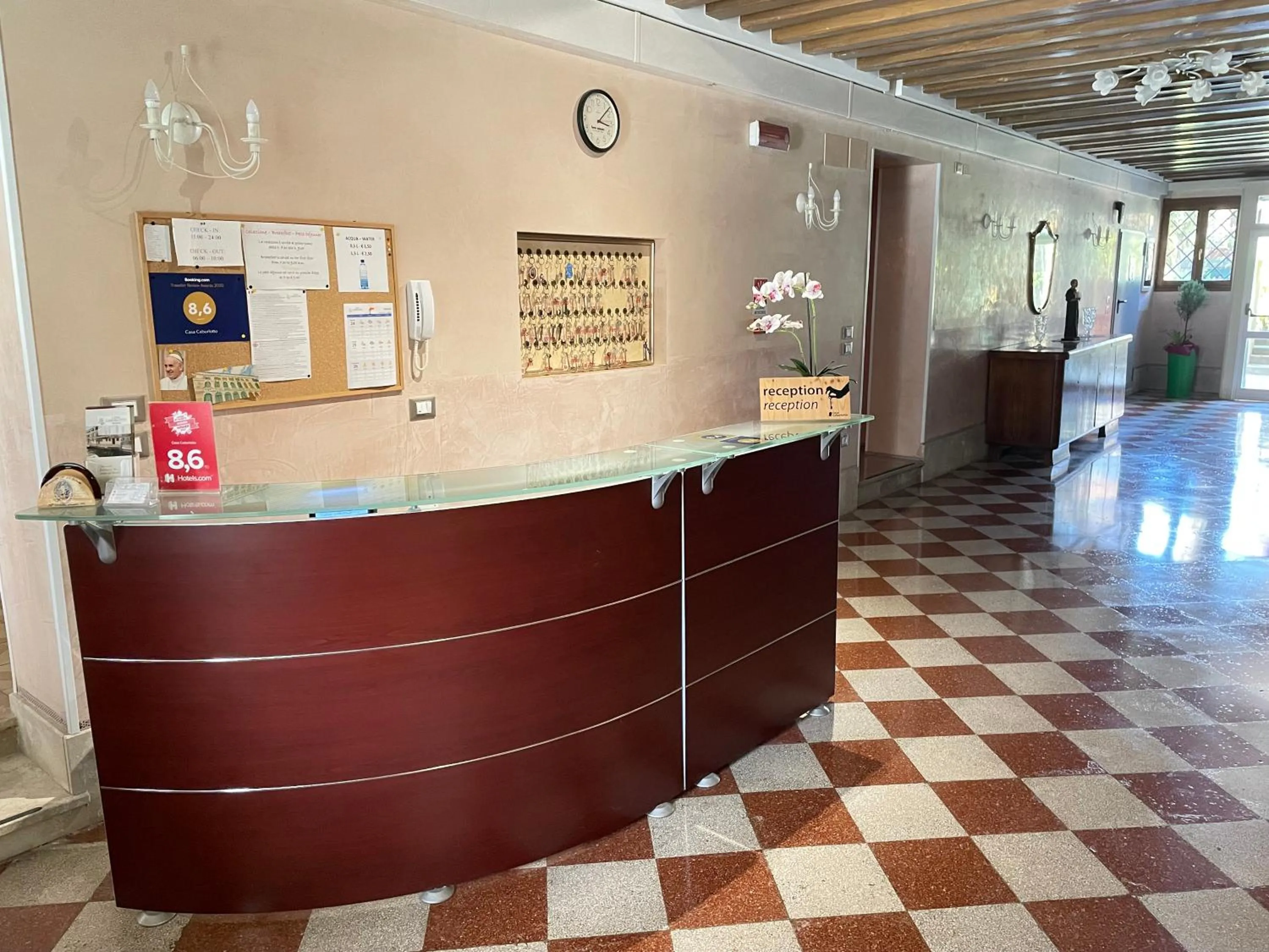 Lobby or reception in Casa Caburlotto