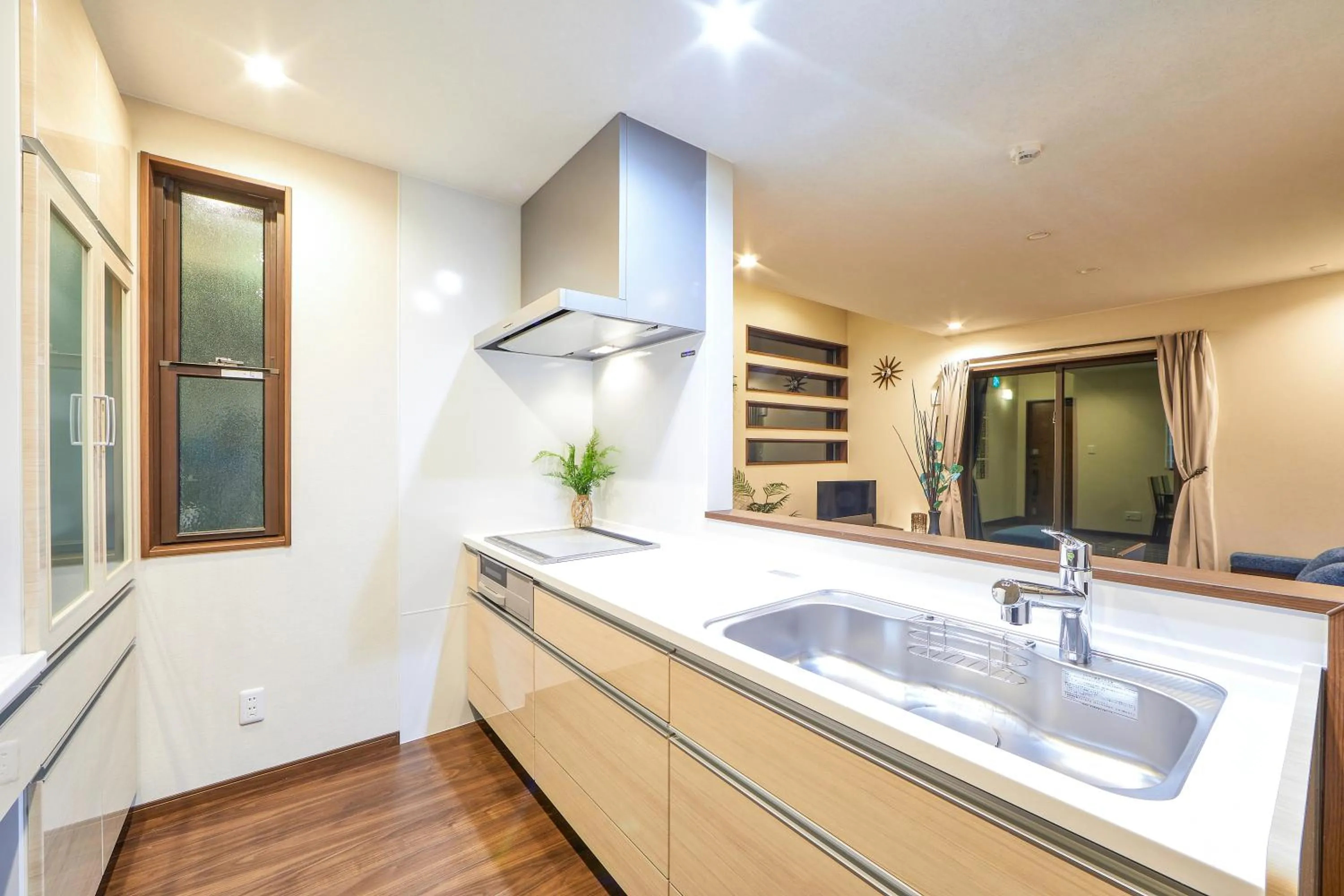 Kitchen or kitchenette in E-horizon Resort コンドミニアム名護B