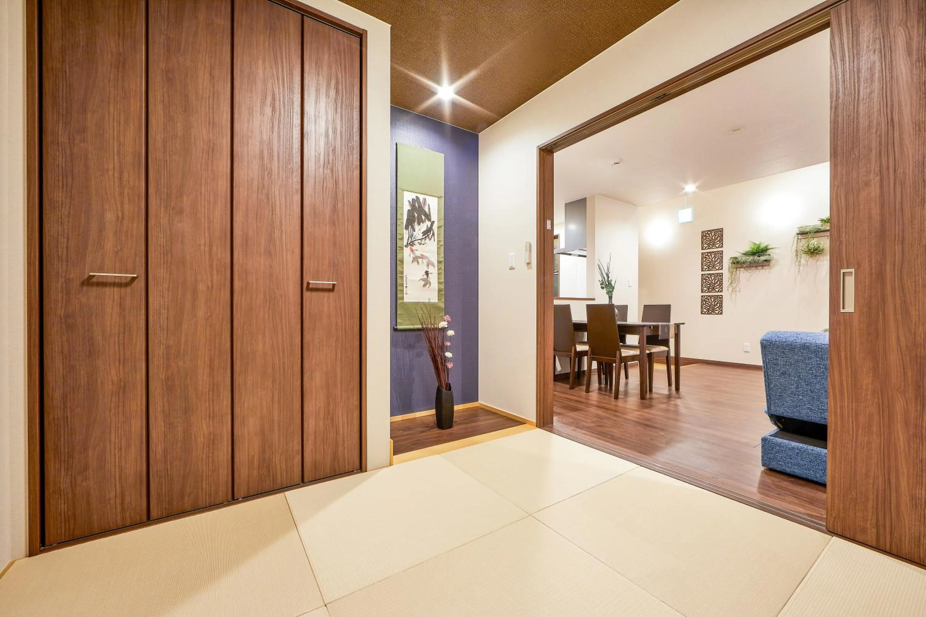 Living room in E-horizon Resort コンドミニアム名護B