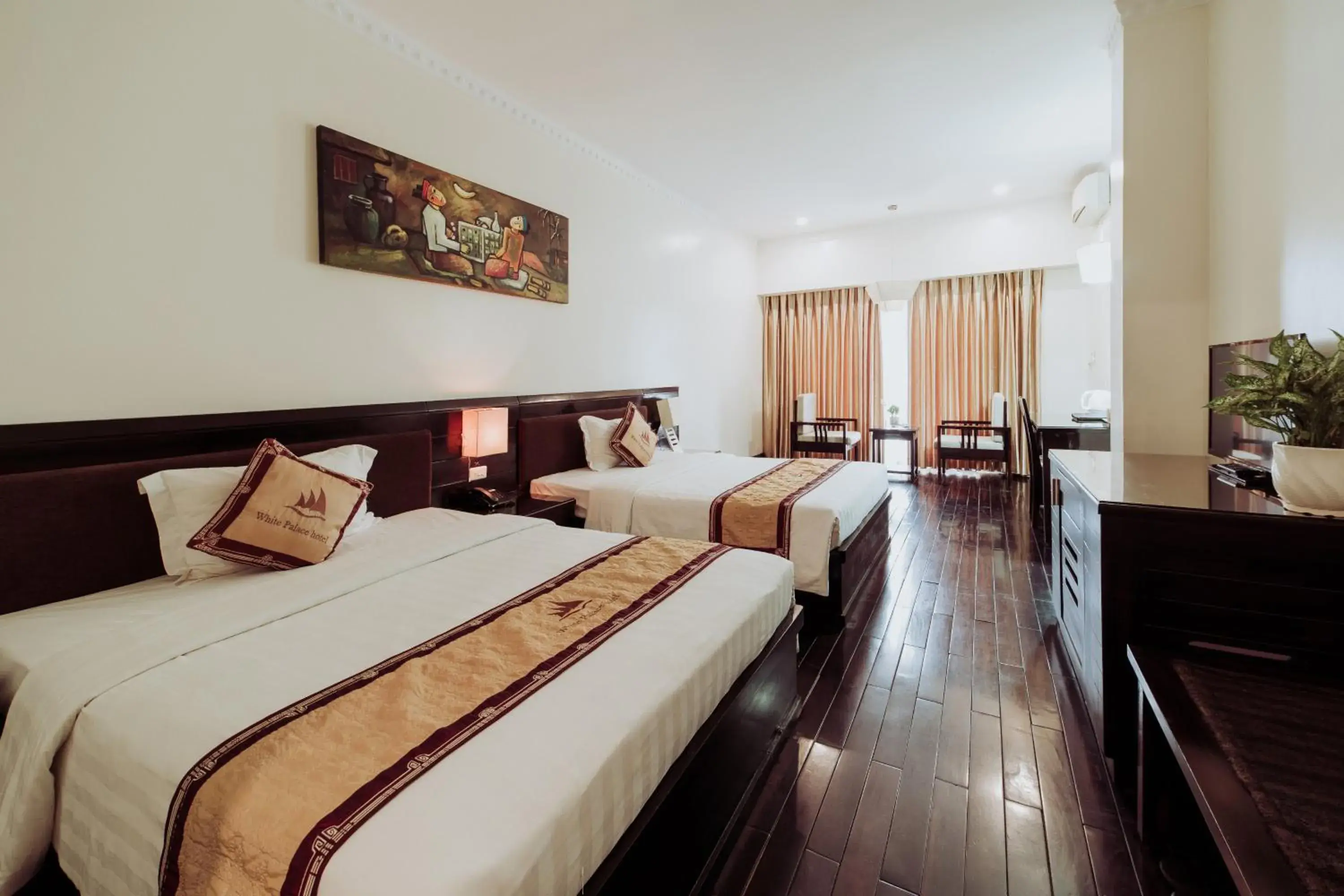Deluxe Twin Room in White Palace Thai Binh Hotel Deluxe Twin Room in White Palace Thai Binh Hotel