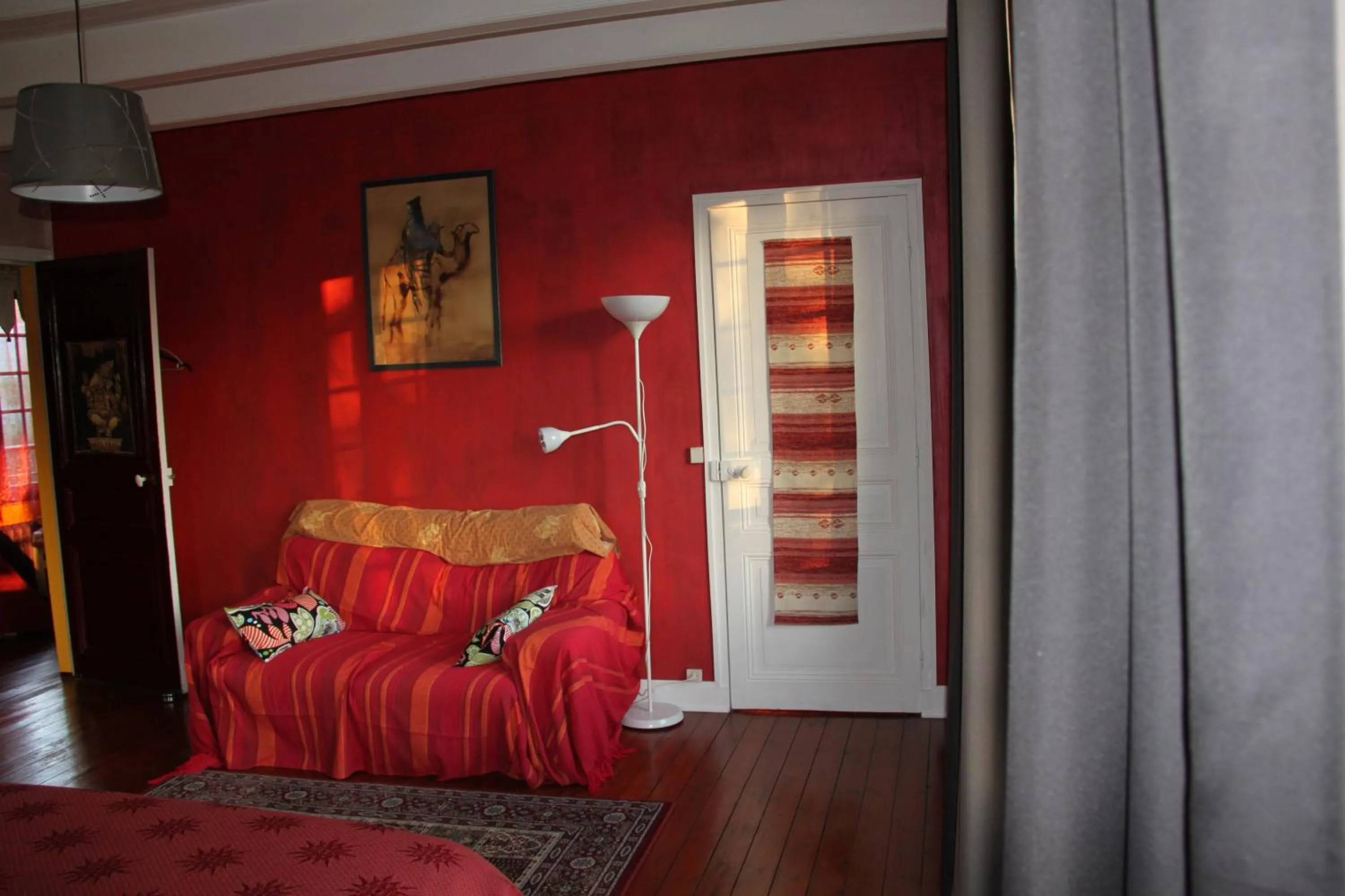 Bed in Chambres d'hôtes Manoir du Buquet