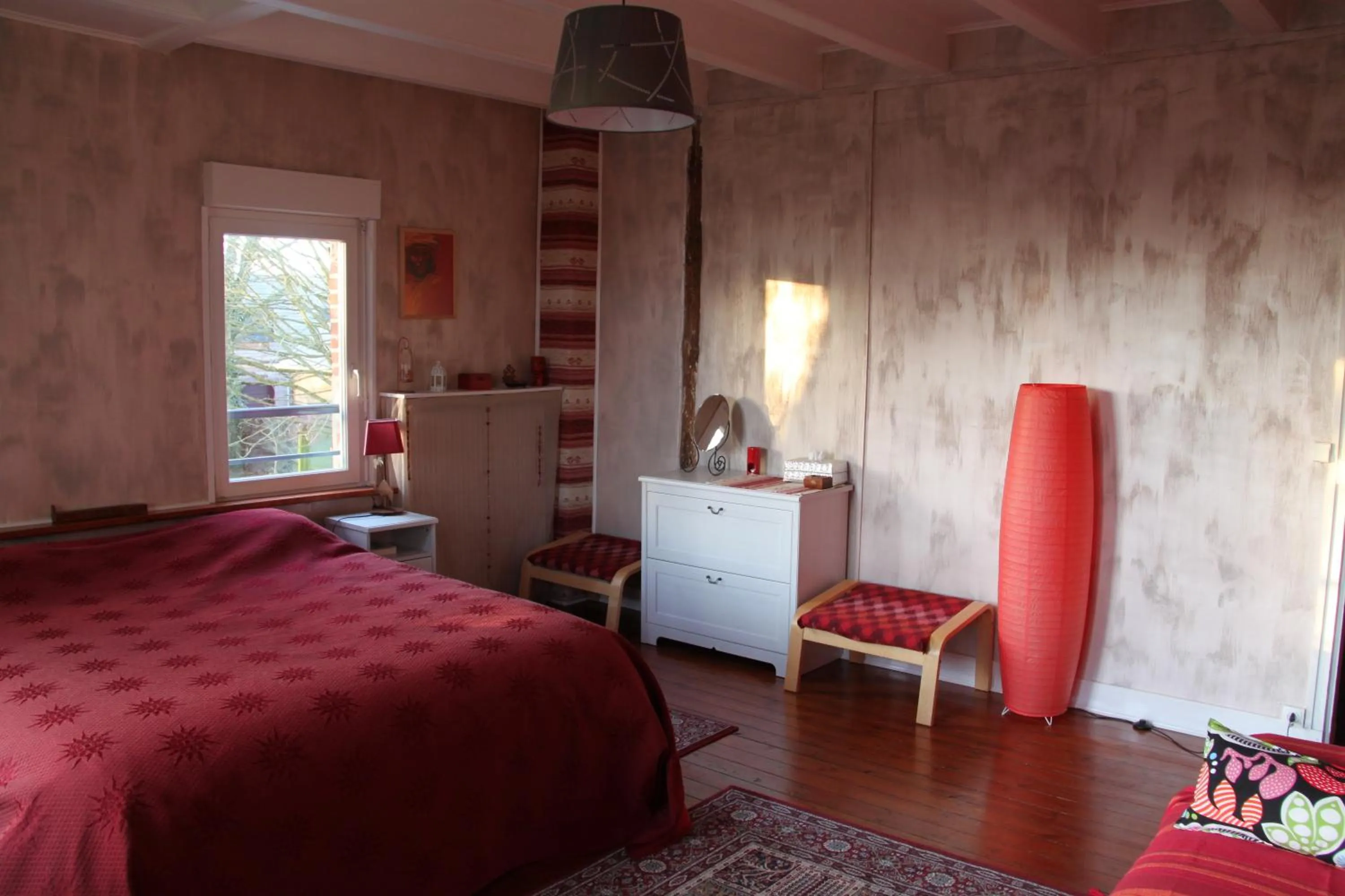 Bed in Chambres d'hôtes Manoir du Buquet