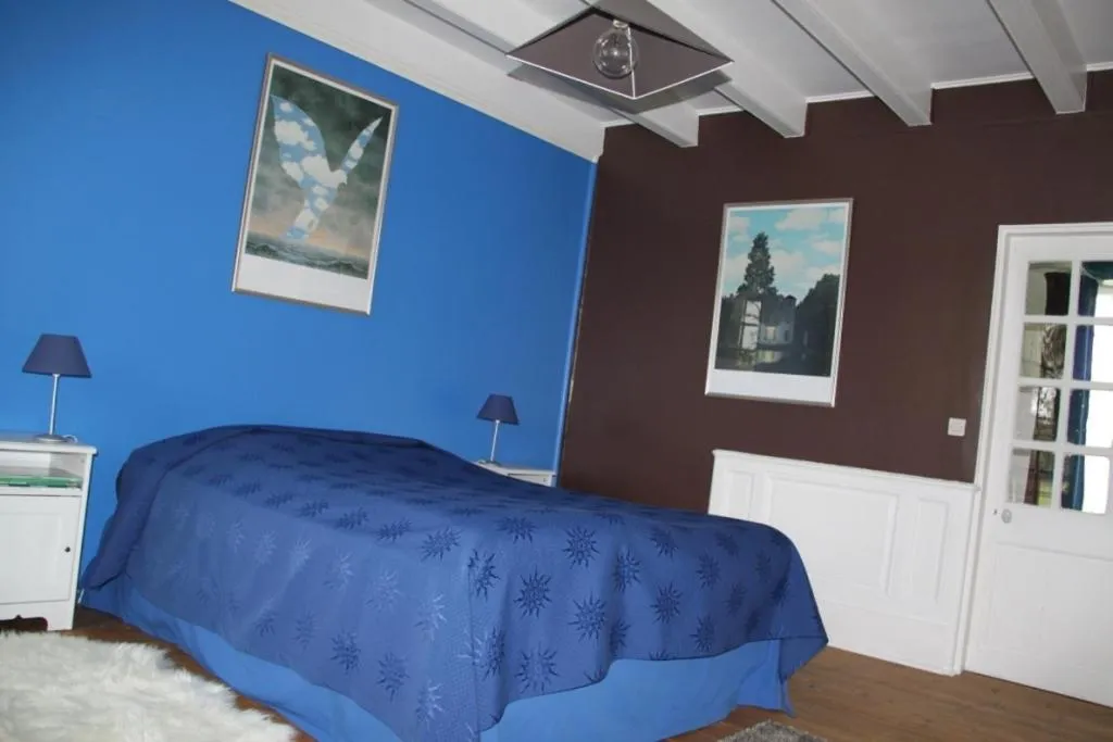 Bed in Chambres d'hôtes Manoir du Buquet