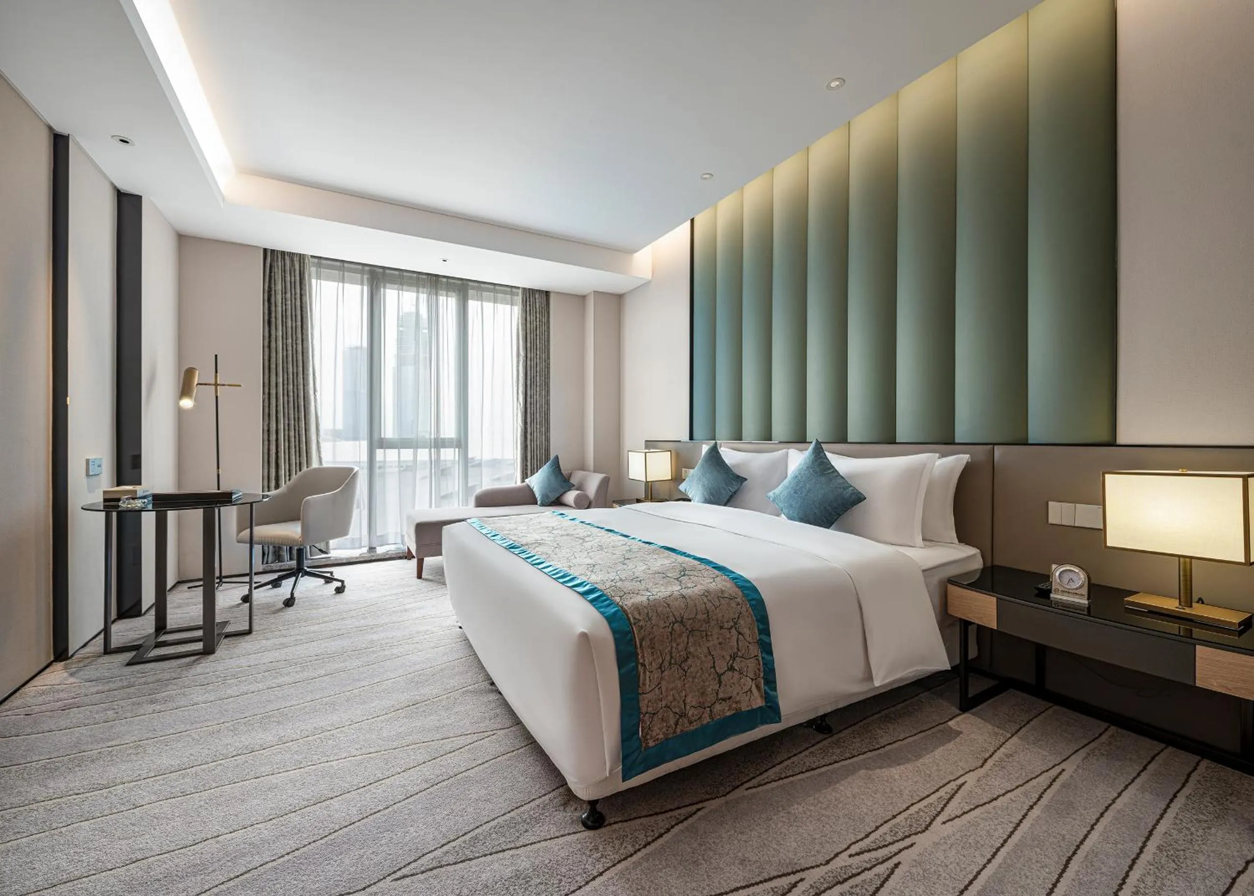 Property building, Bed in Qin Huang Yong An Boutique Hotel