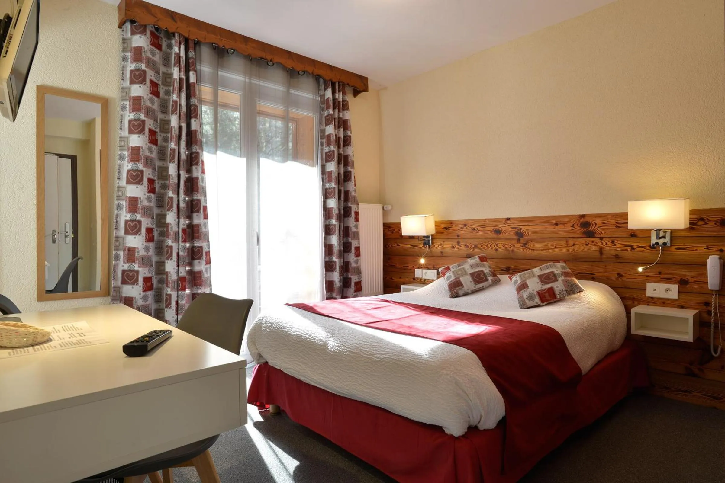 Bed in Auberge de la Dranse