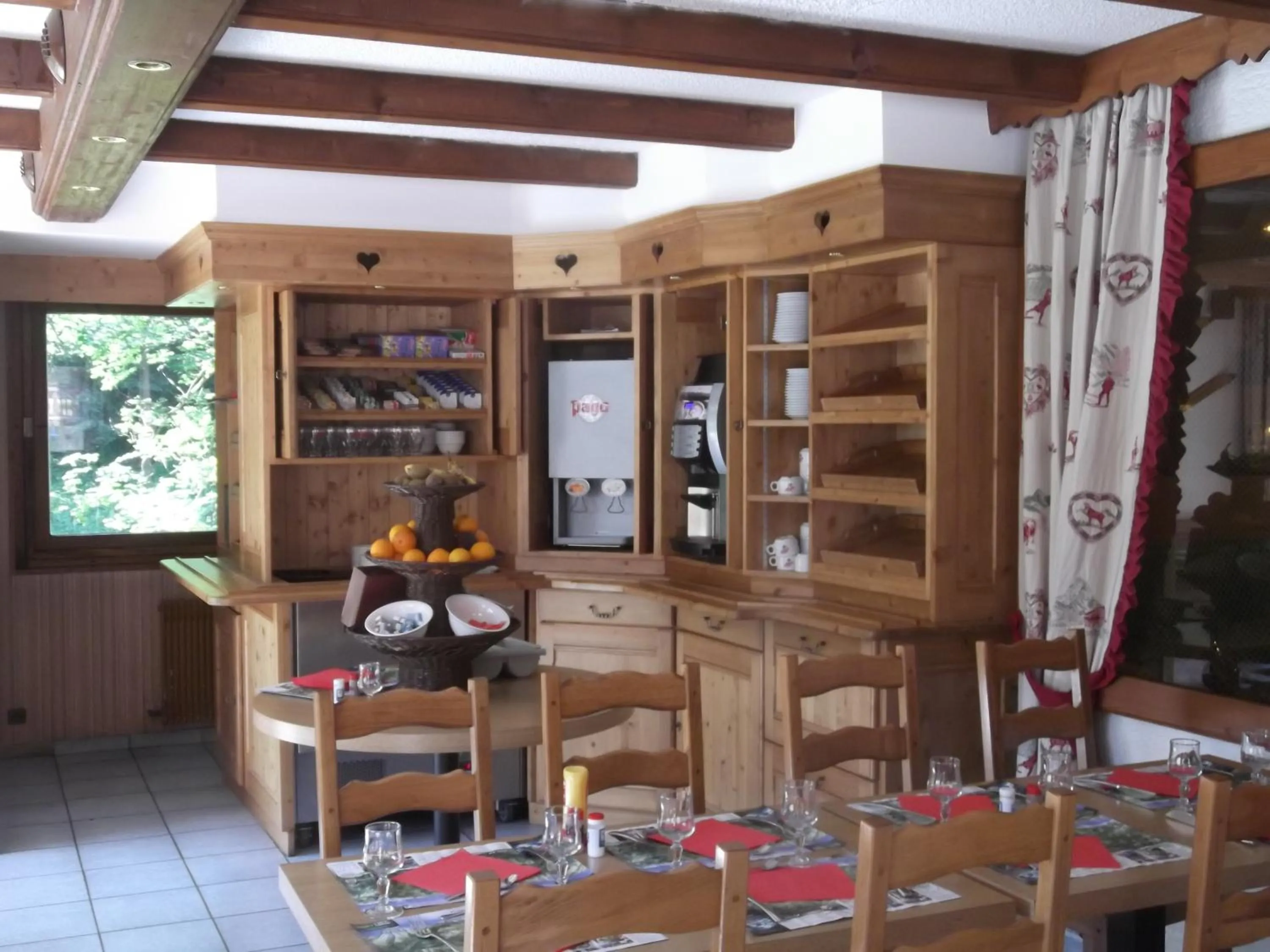 Buffet breakfast in Auberge de la Dranse