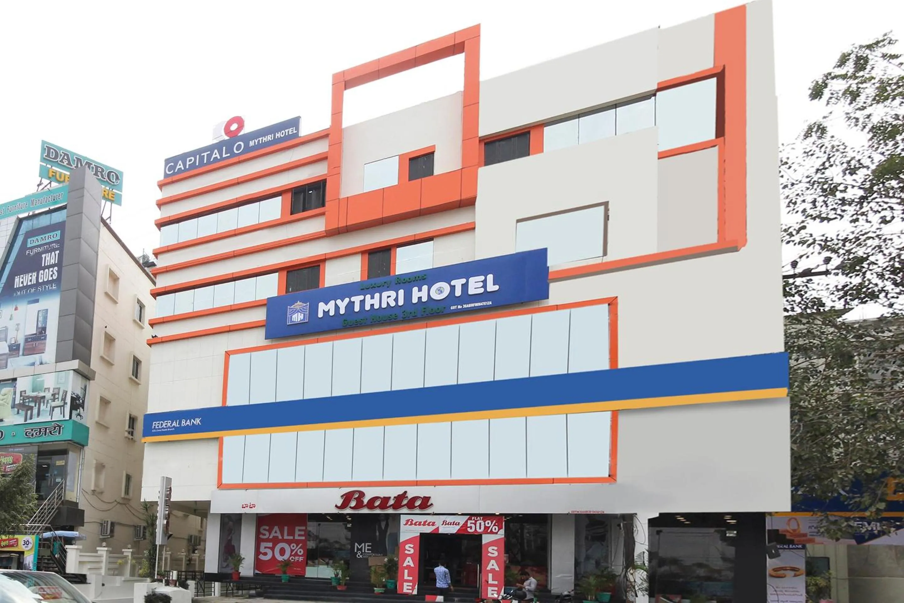 Facade/entrance in Super Collection O Mythri Hotel Near By ECIL, AS RAO Nagar, Sainikpuri