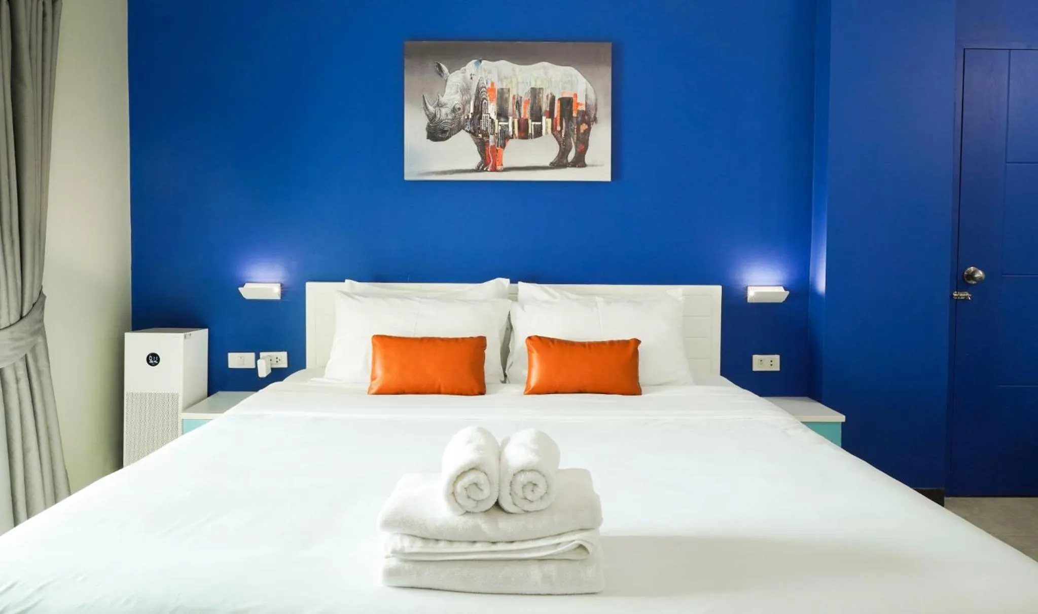 Bed in Fullroom 77 Srinakarin