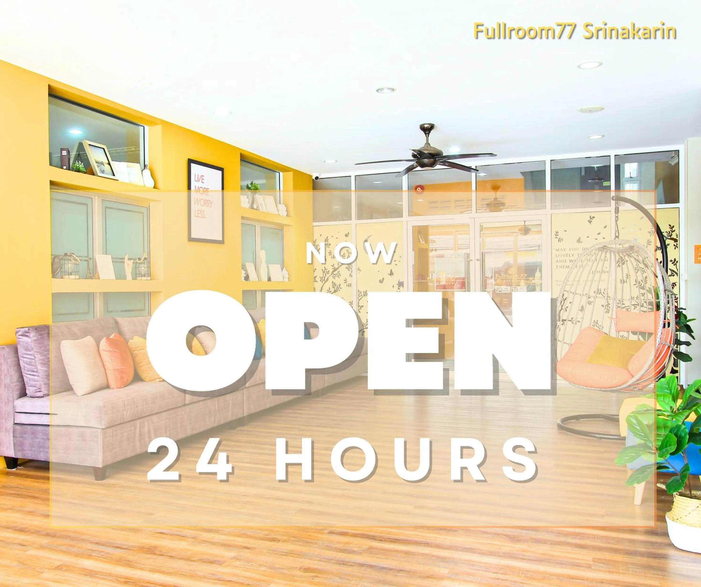 Lobby or reception in Fullroom 77 Srinakarin