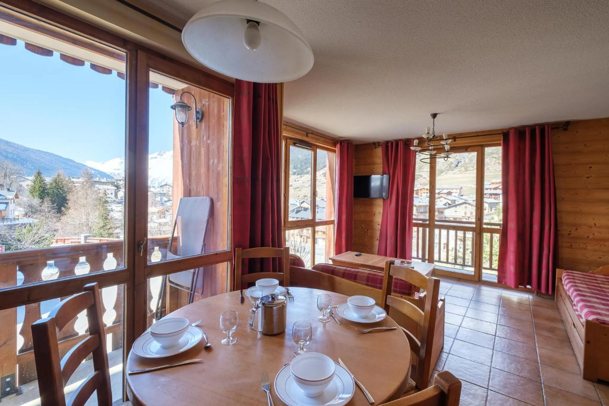 Living room in Résidence Les Balcons de Val Cenis Village