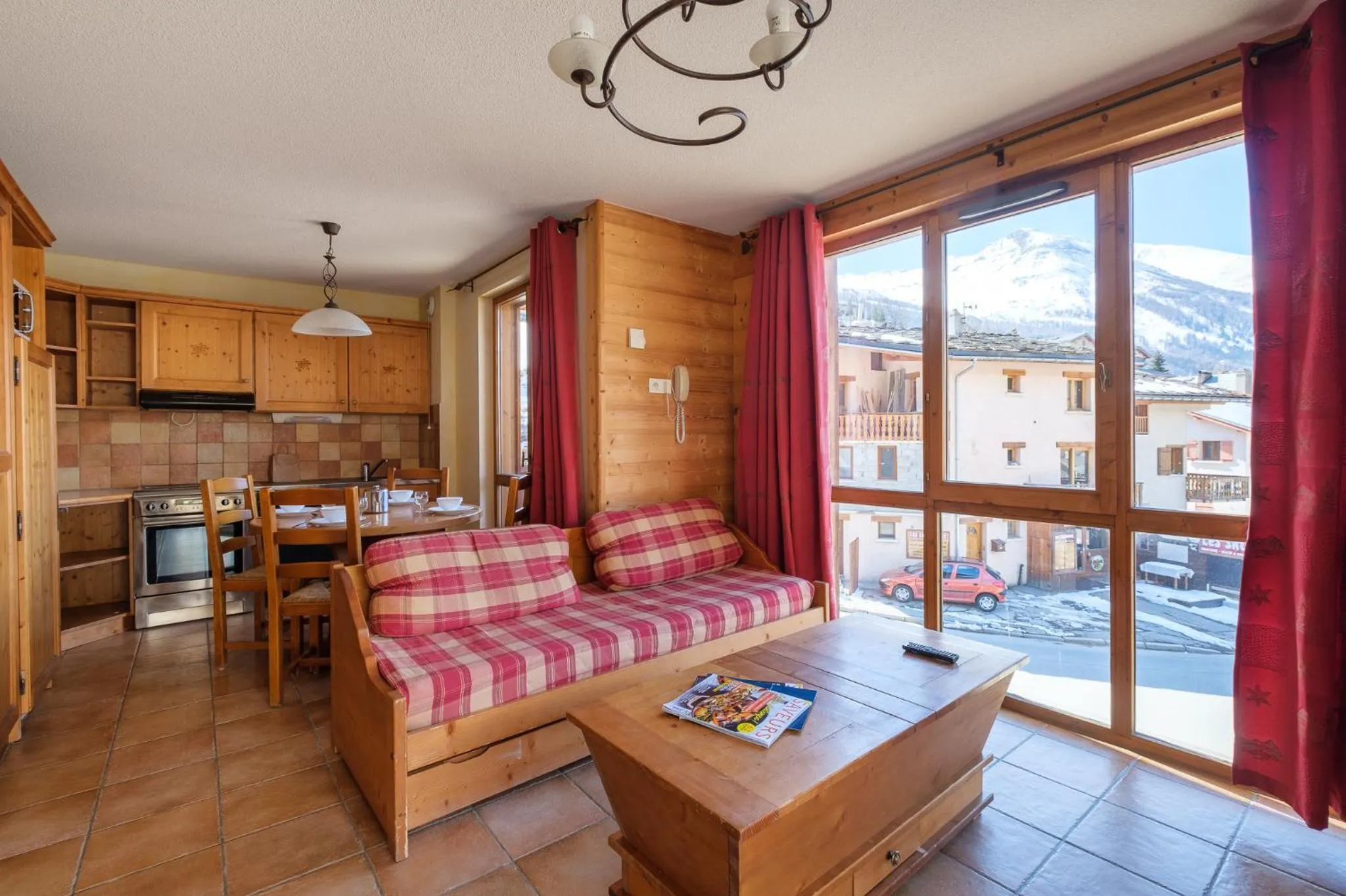 Living room in Résidence Les Balcons de Val Cenis Village
