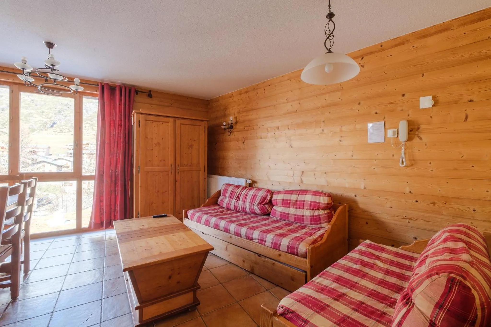 Living room in Résidence Les Balcons de Val Cenis Village