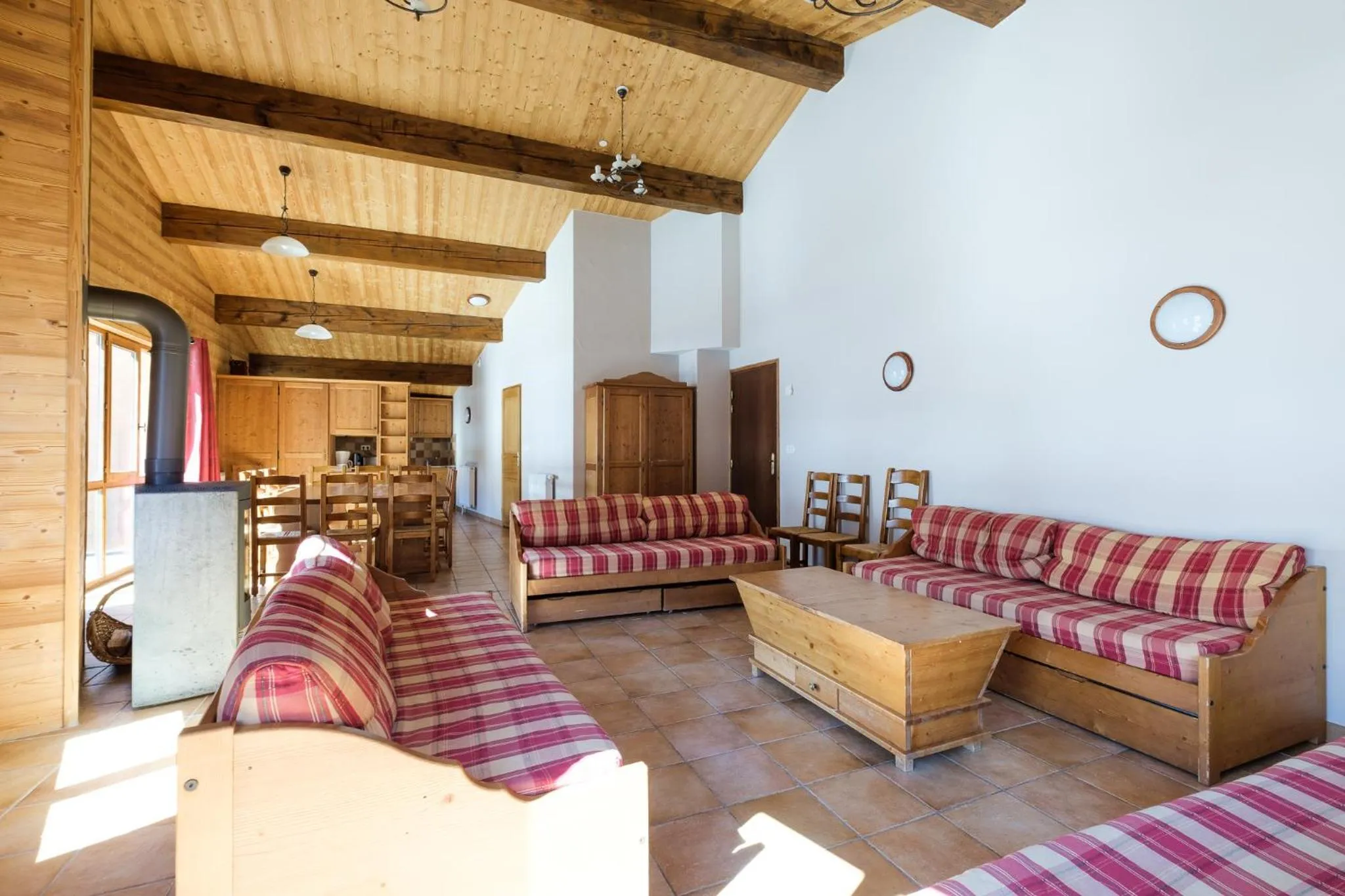 Living room in Résidence Les Balcons de Val Cenis Village