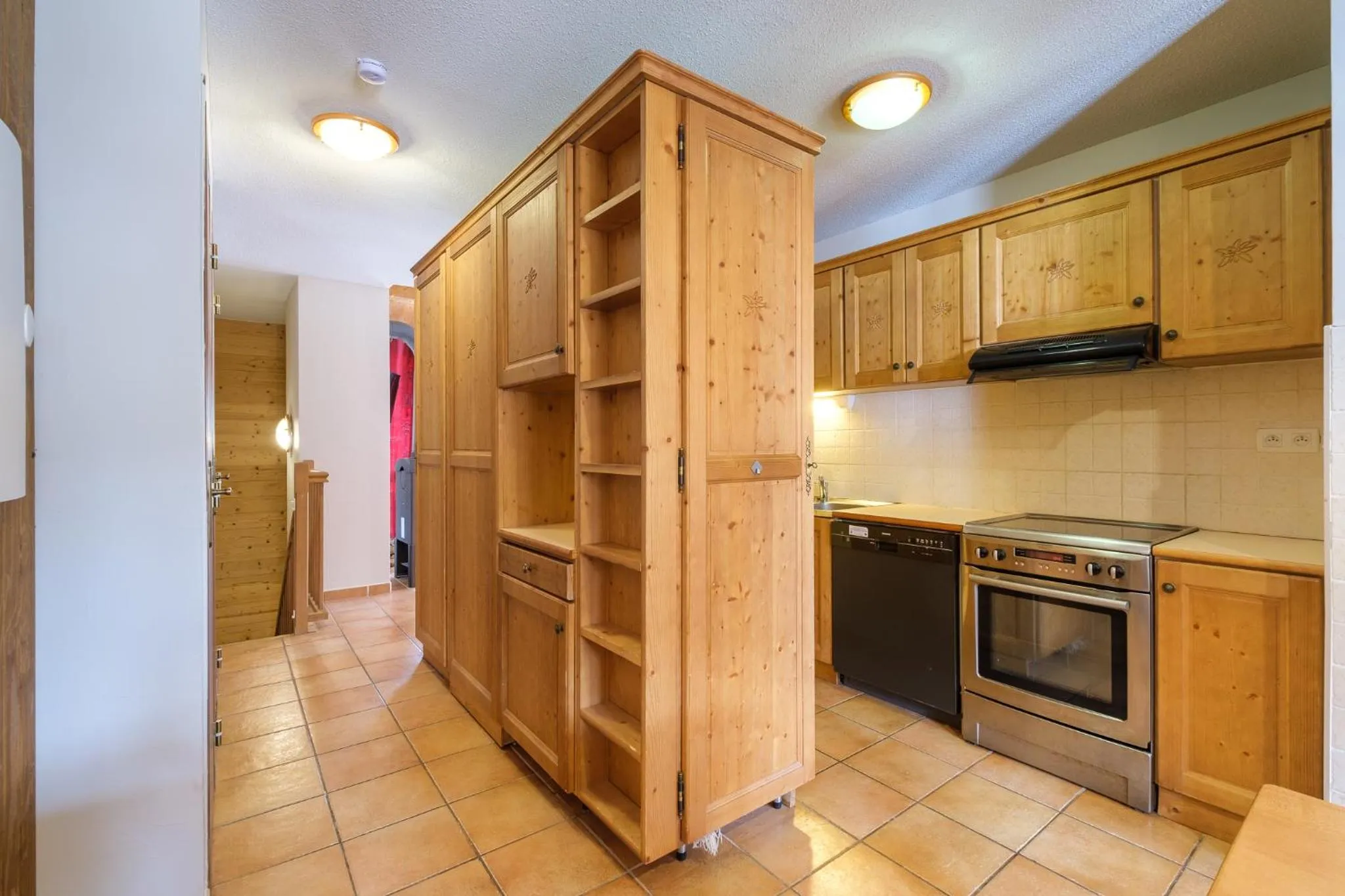 kitchen in Résidence Les Balcons de Val Cenis Village