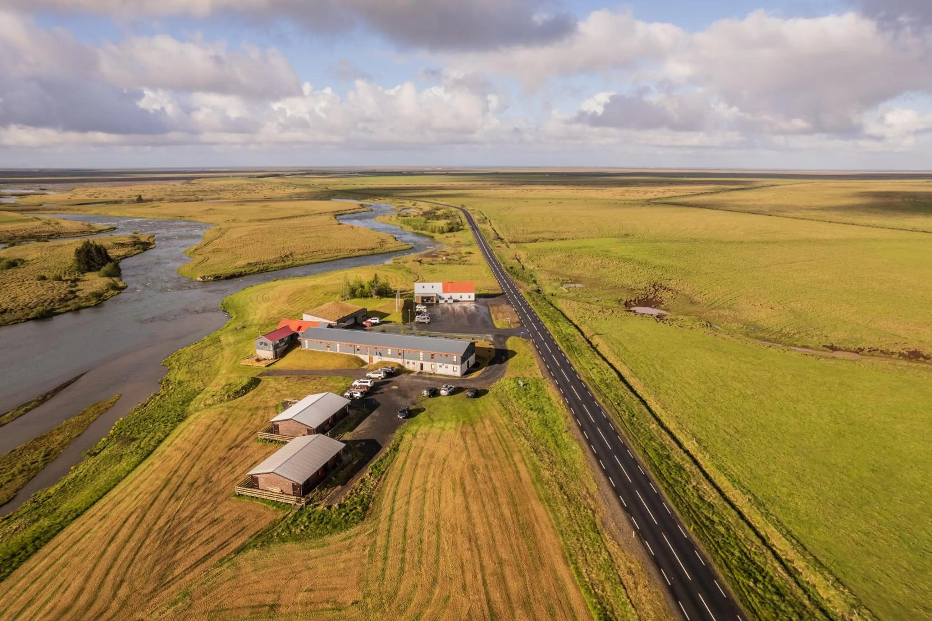 Property building in Riverfront Lodge Hella