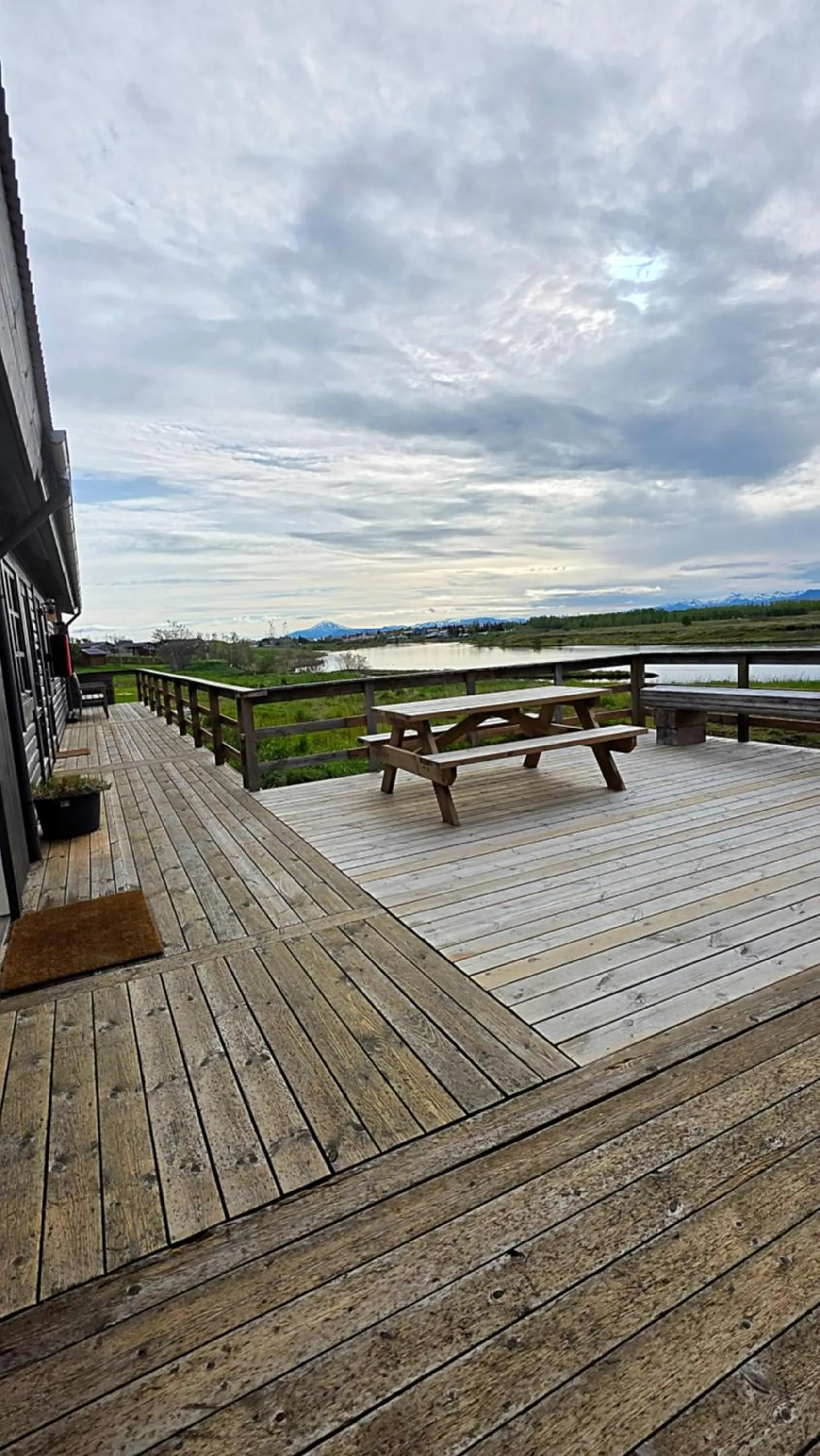 Property building in Riverfront Lodge Hella